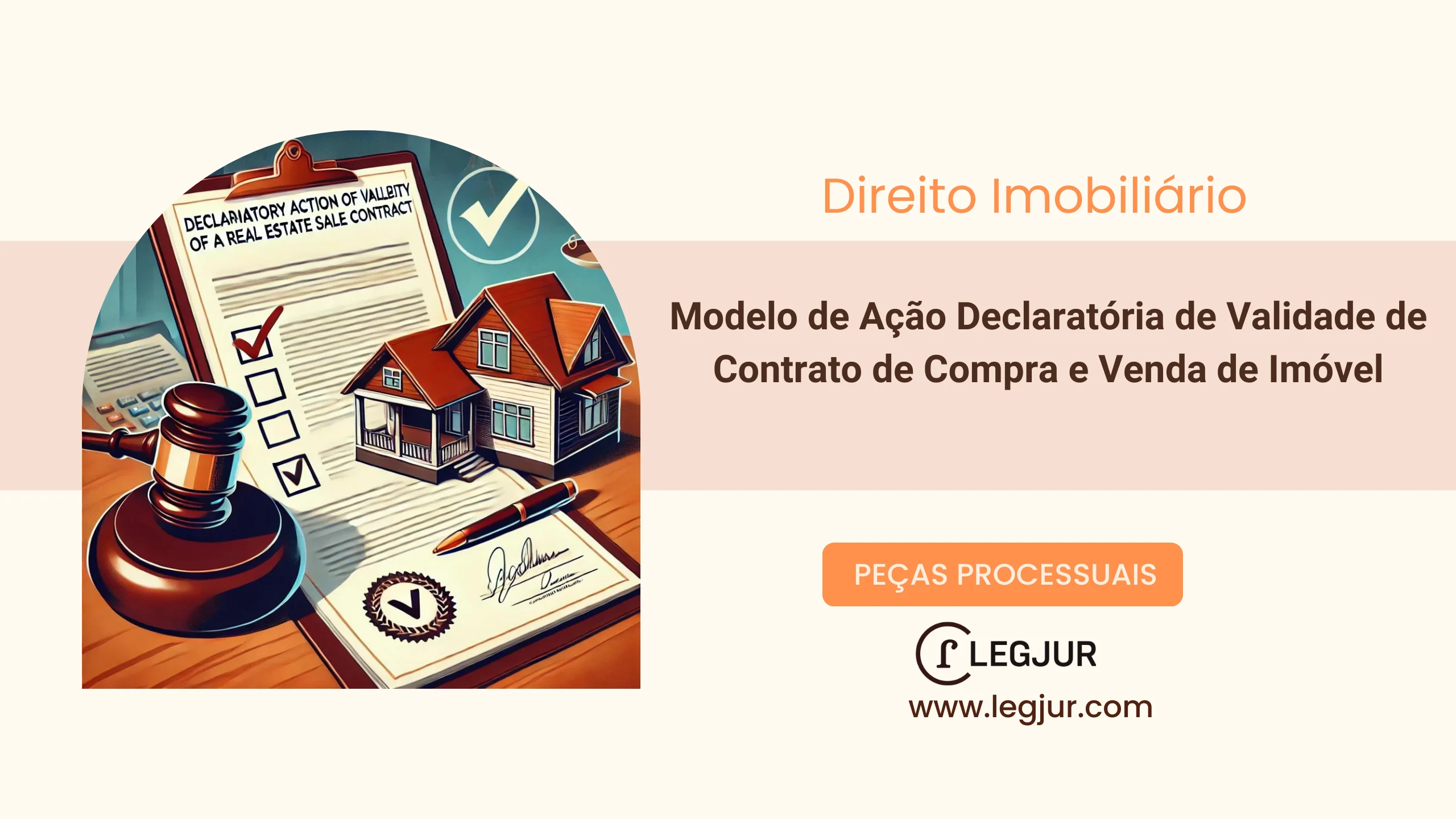 Modelo de Ação Declaratória de Validade de Contrato de Compra e Venda de Imóvel