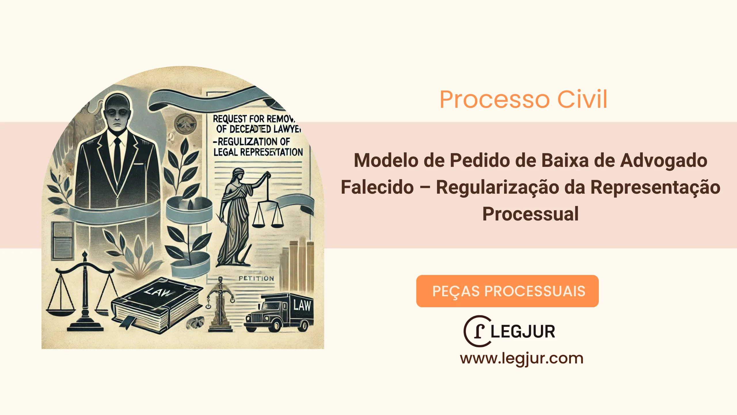 Modelo de Pedido de Baixa de Advogado Falecido – Regularização da Representação Processual