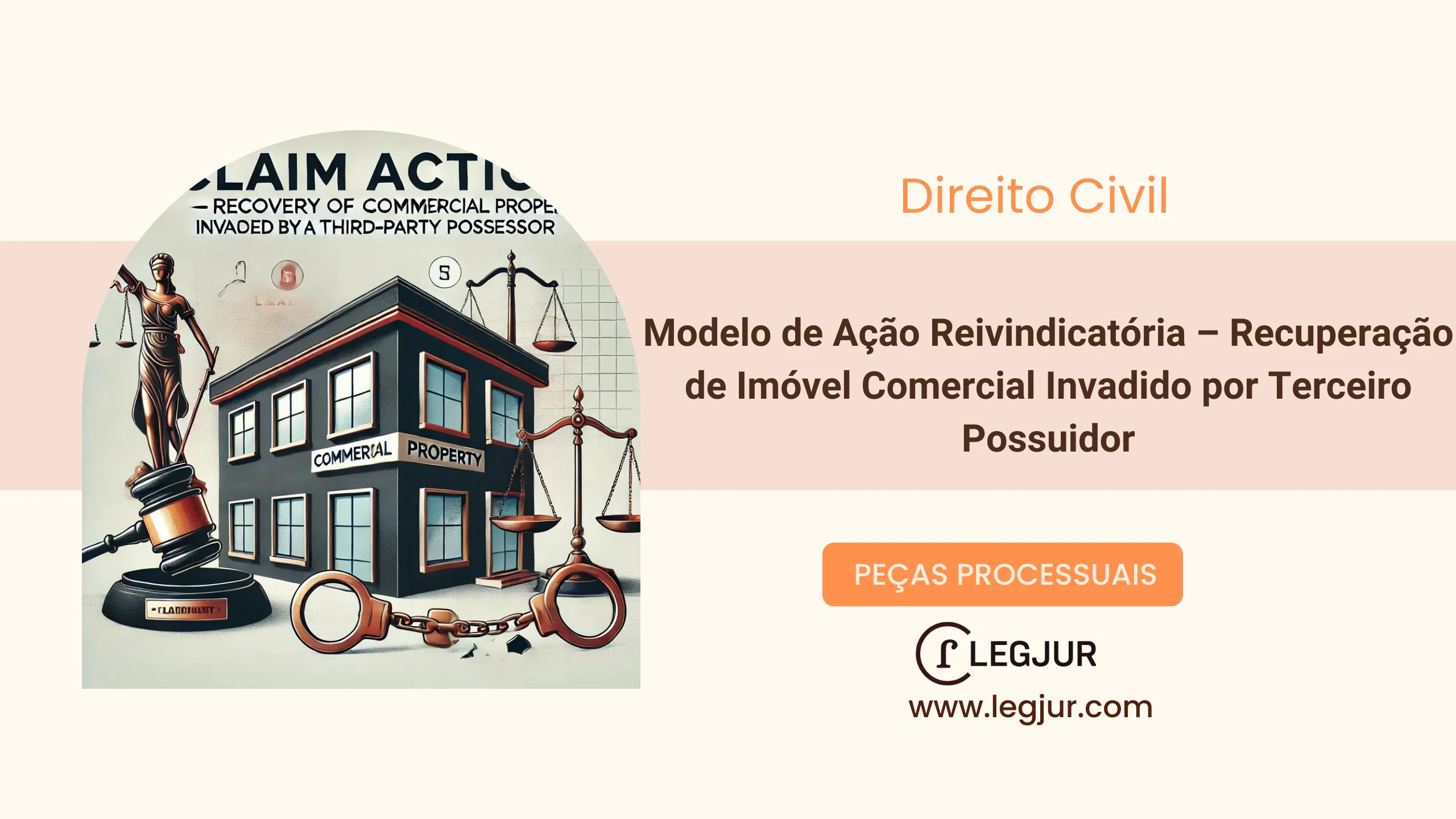 Modelo de Ação Reivindicatória – Recuperação de Imóvel Comercial Invadido por Terceiro Possuidor