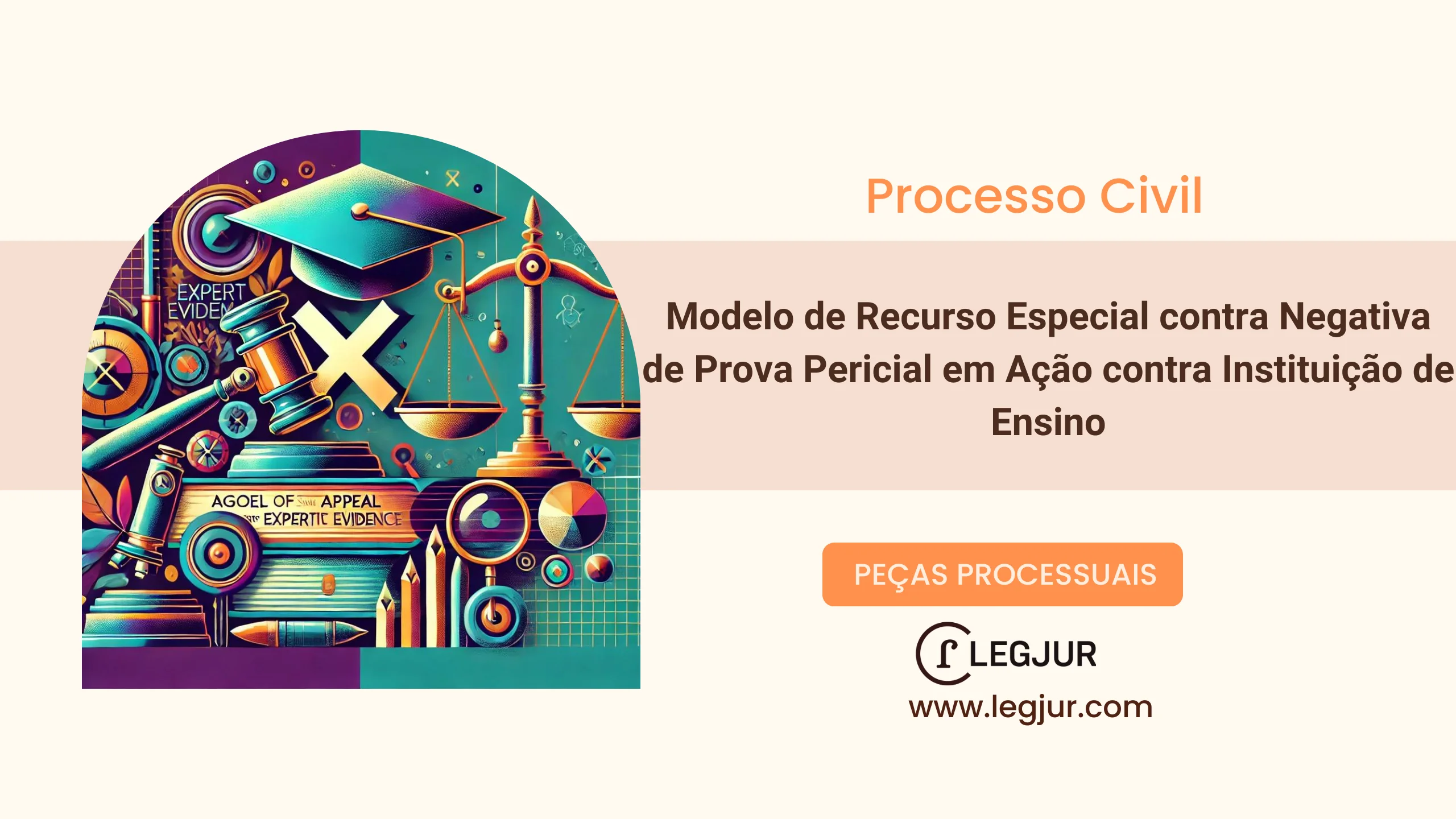 Modelo de Recurso Especial contra Negativa de Prova Pericial em Ação contra Instituição de Ensino