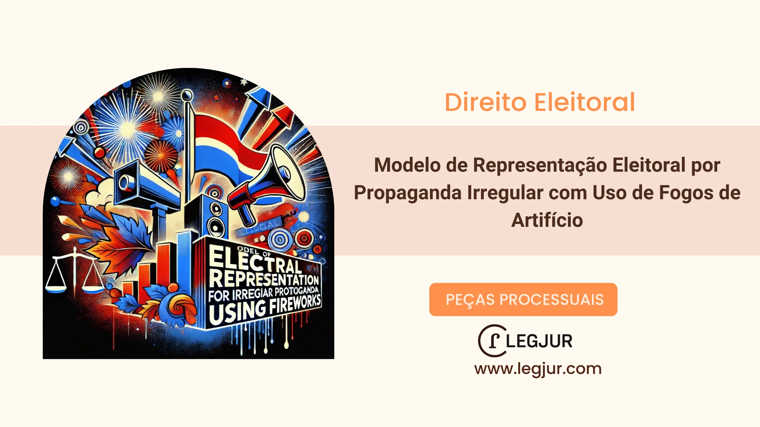 Modelo de Representação Eleitoral por Propaganda Irregular com Uso de Fogos de Artifício