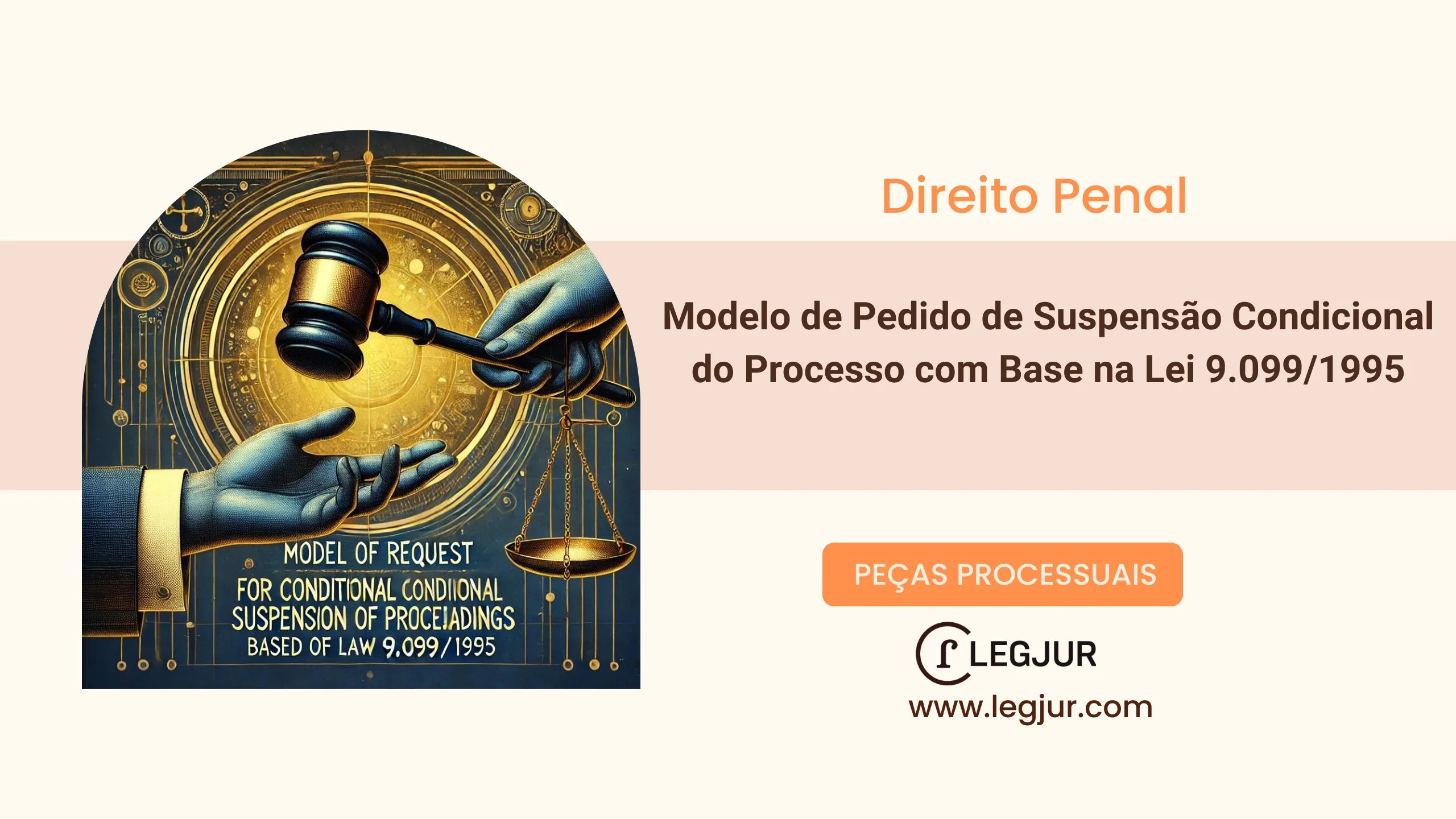 Modelo de Pedido de Suspensão Condicional do Processo com Base na Lei 9.099/1995, art. 89