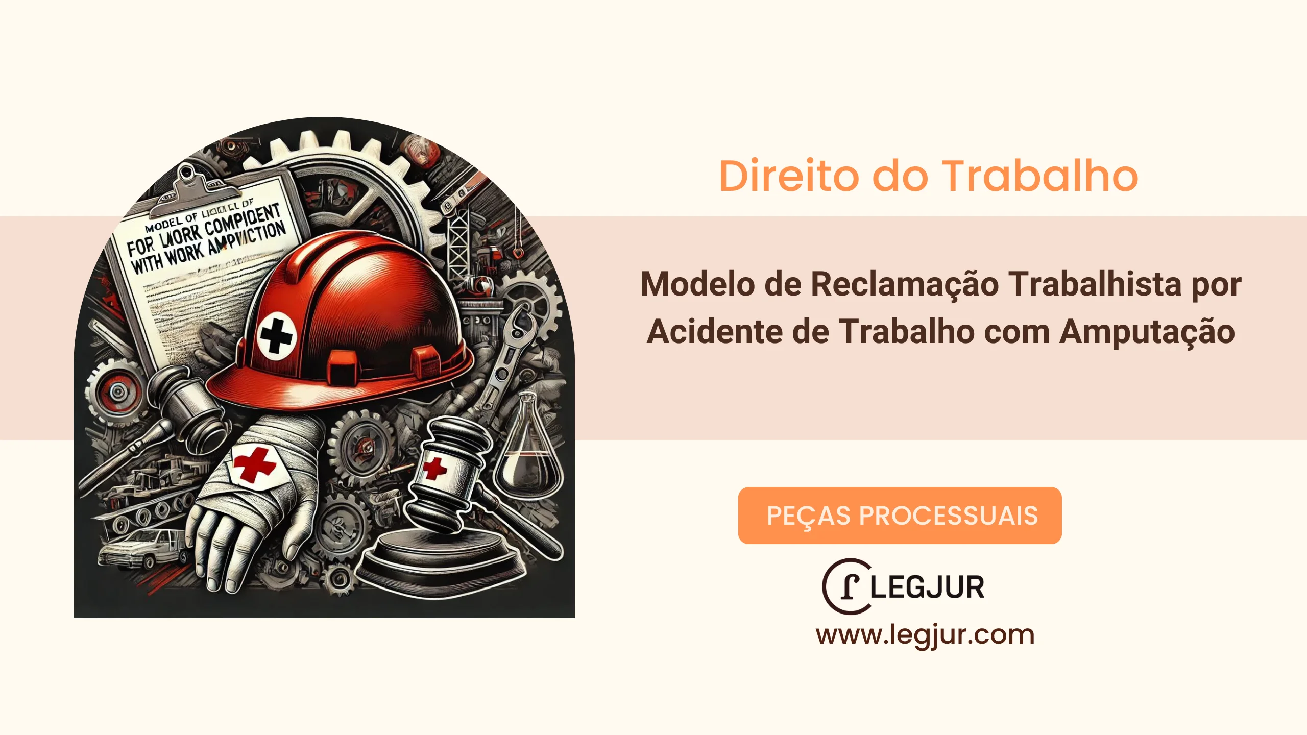 Modelo de Reclamação Trabalhista por Acidente de Trabalho com Amputação