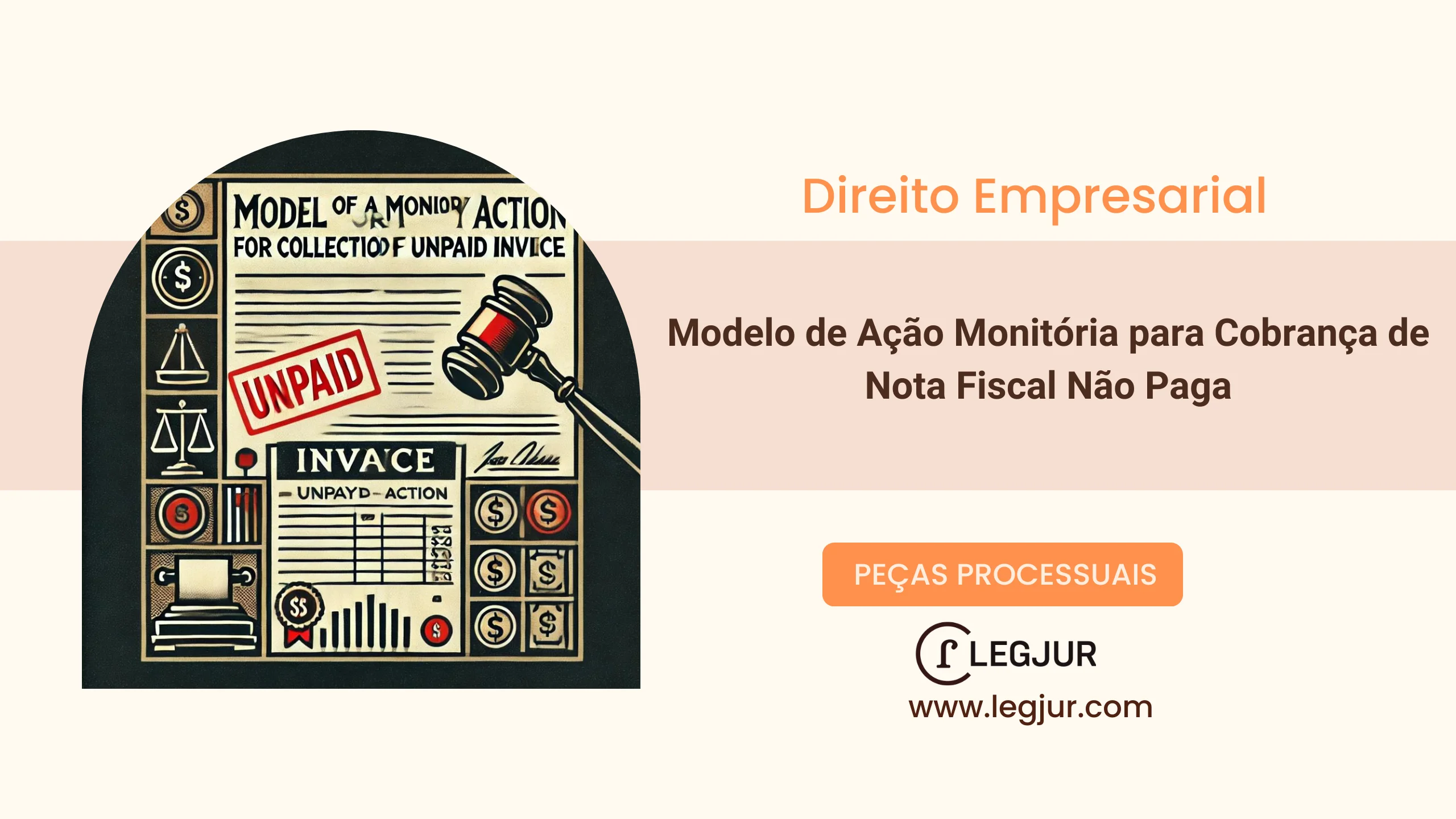 Modelo de Ação Monitória para Cobrança de Nota Fiscal Não Paga