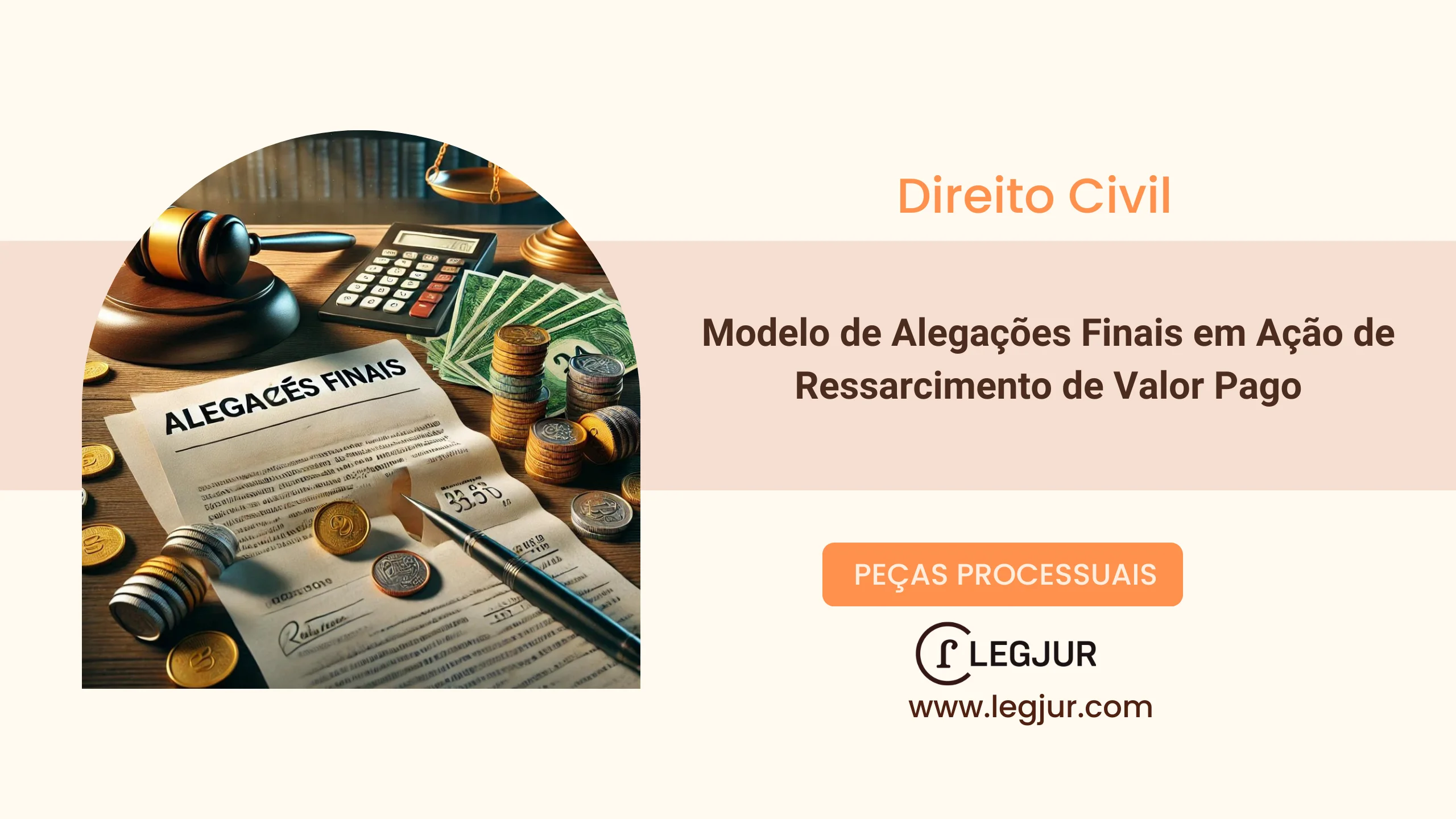 Modelo de Alegações Finais em Ação de Ressarcimento de Valor Pago