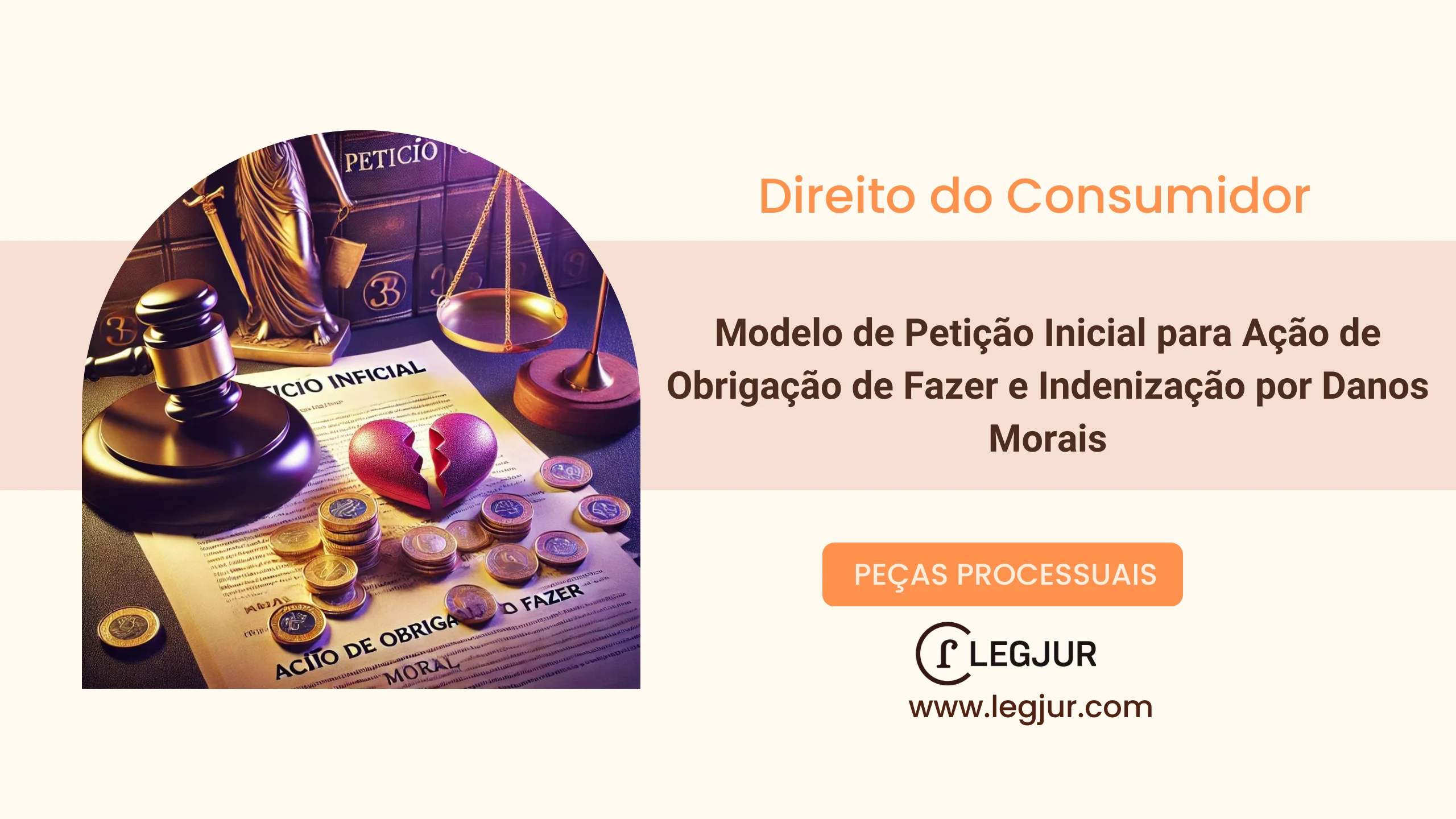 Modelo de Petição Inicial para Ação de Obrigação de Fazer e Indenização por Danos Morais