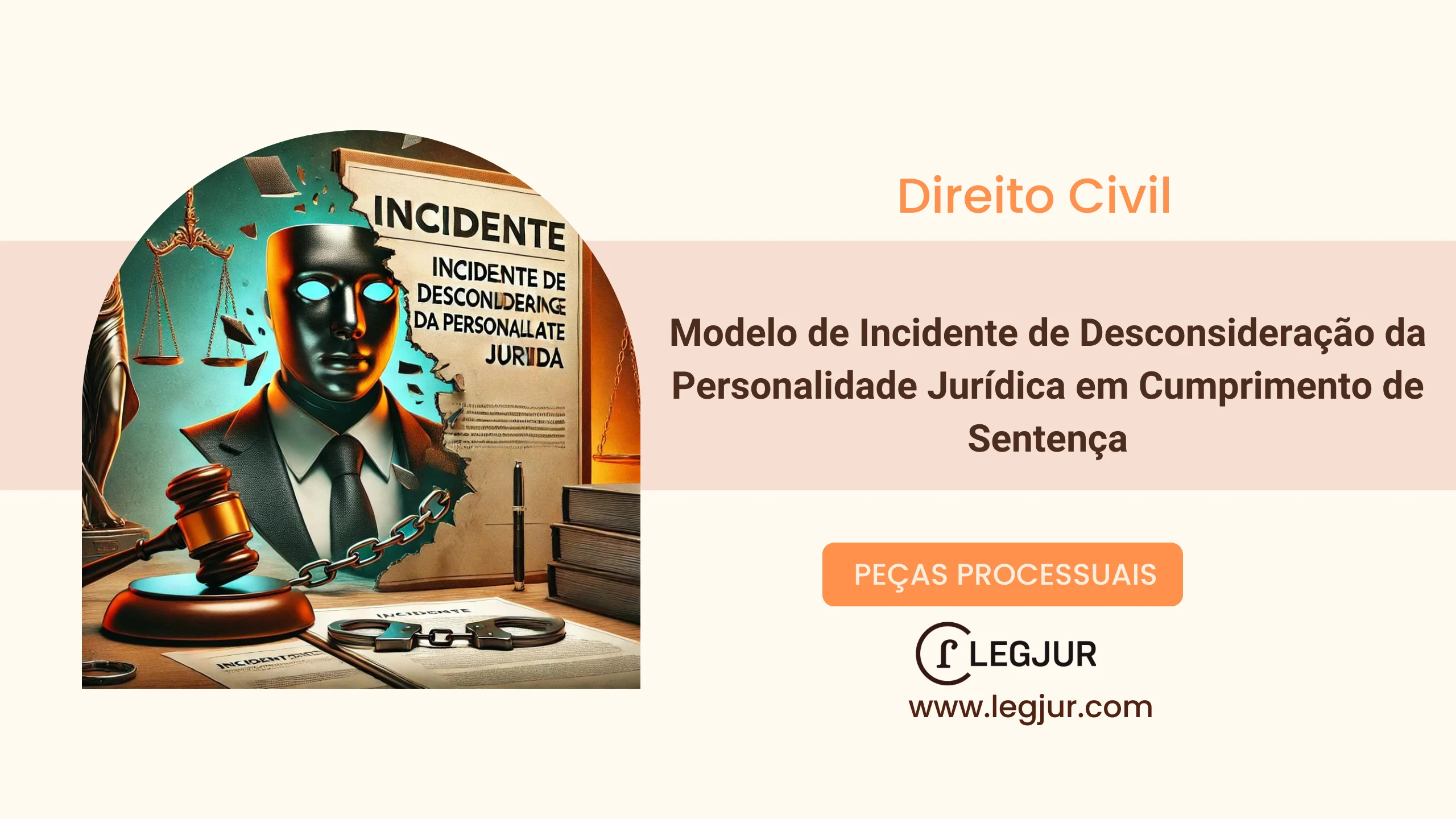 Modelo de Incidente de Desconsideração da Personalidade Jurídica em Cumprimento de Sentença