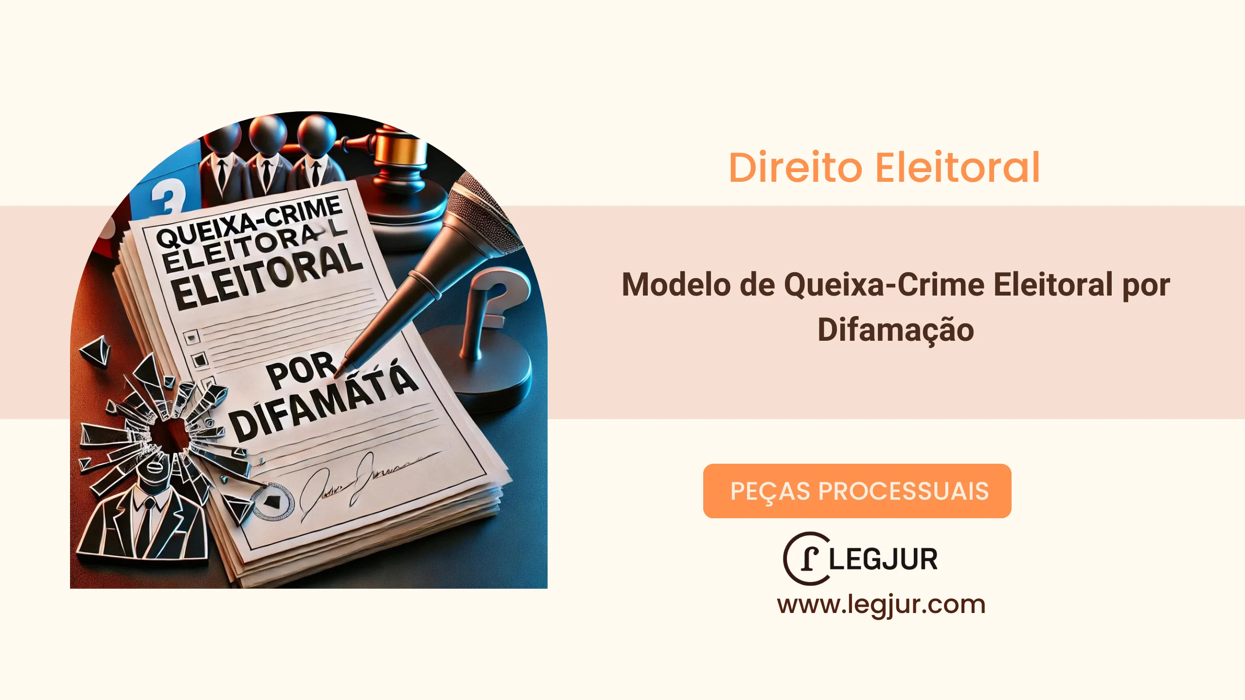 Modelo de Queixa-Crime Eleitoral por Difamação