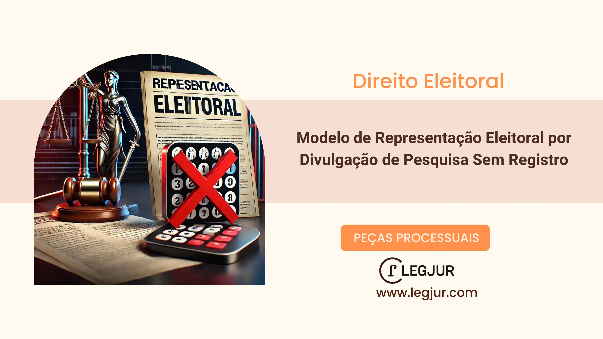 Modelo de Representação Eleitoral por Divulgação de Pesquisa Sem Registro