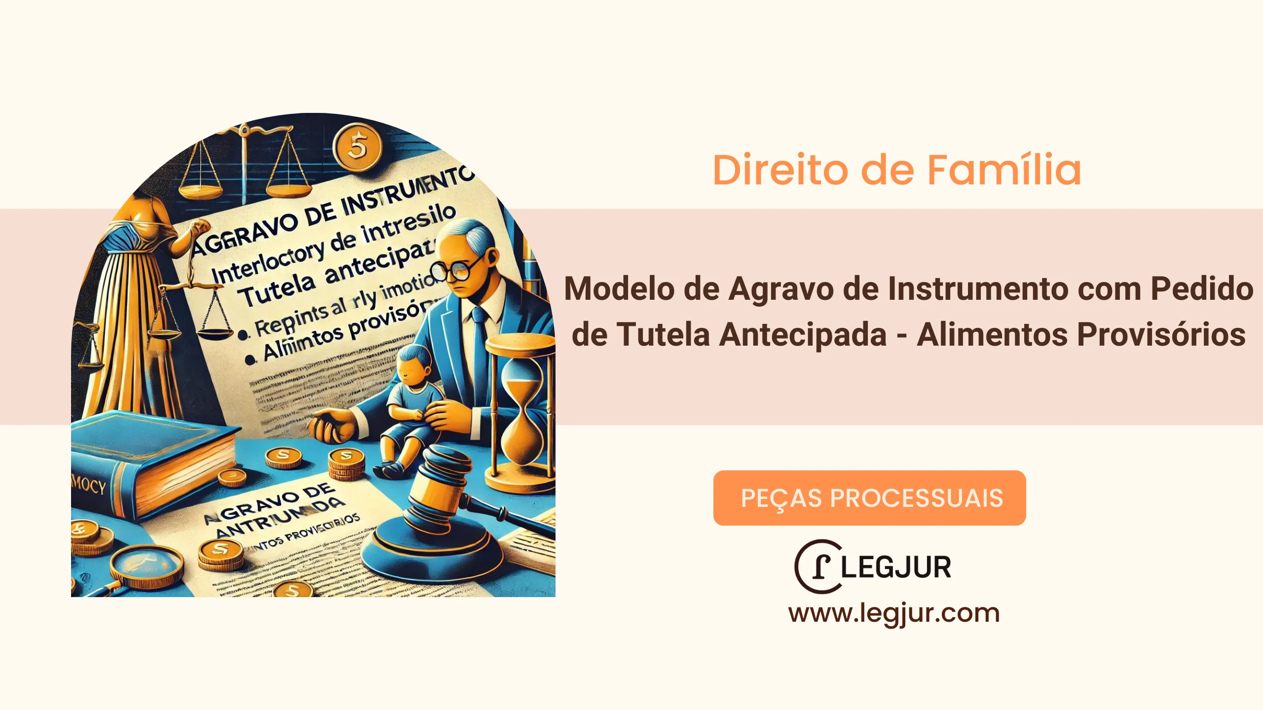 Modelo de Agravo de Instrumento com Pedido de Tutela Antecipada - Alimentos Provisórios