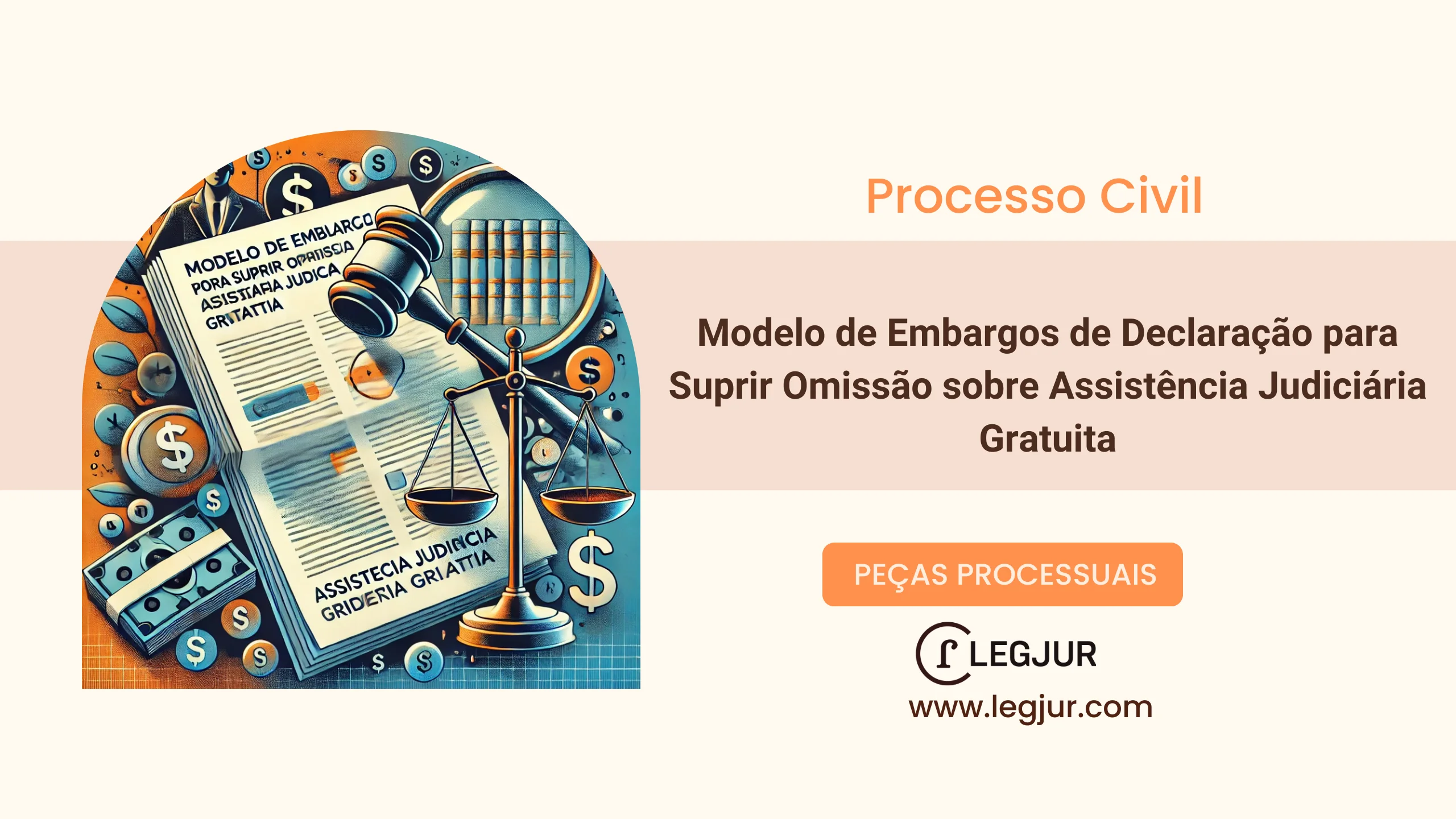 Modelo de Embargos de Declaração para Suprir Omissão sobre Assistência Judiciária Gratuita