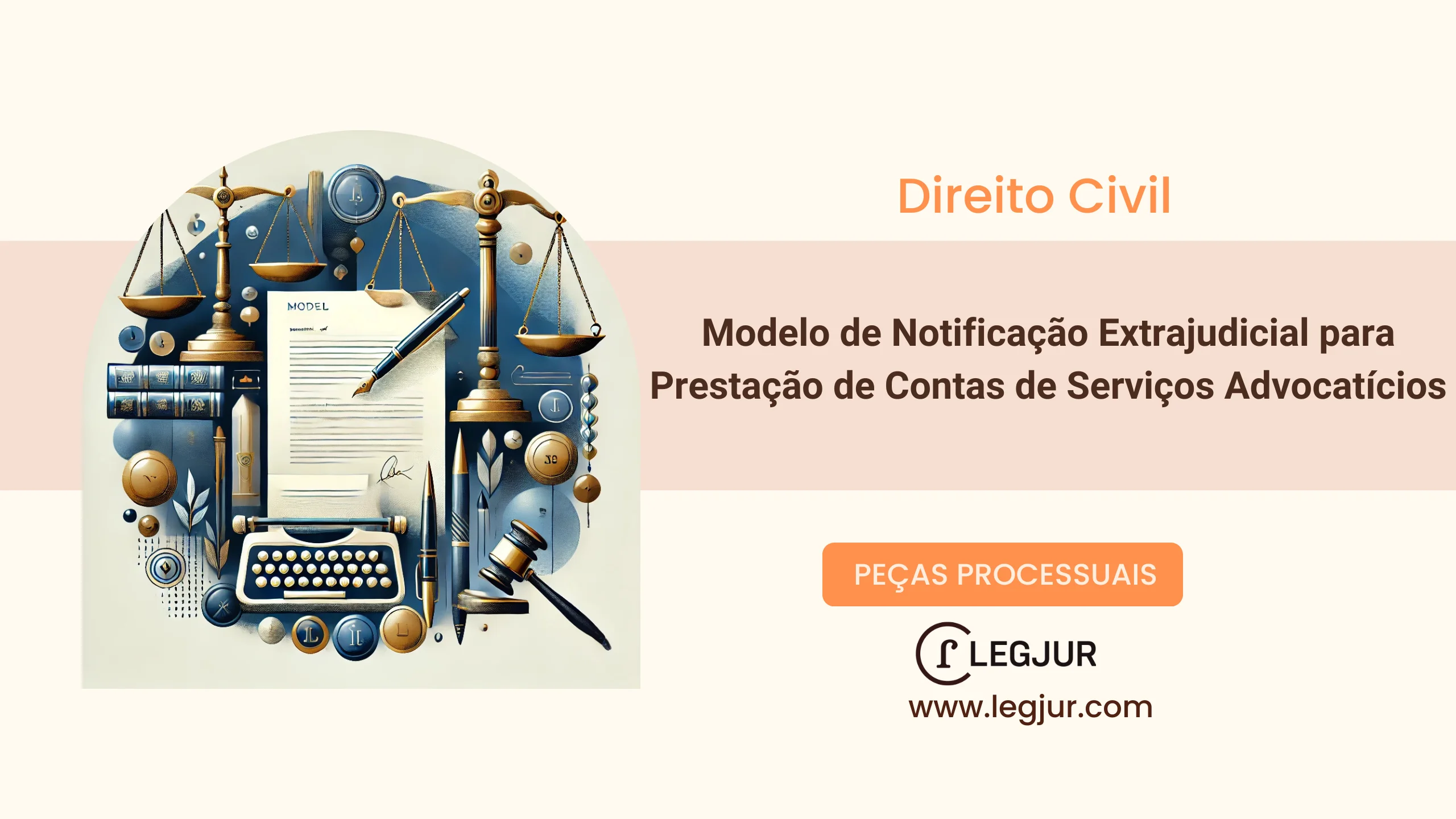 Modelo de Notificação Extrajudicial para Prestação de Contas de Serviços Advocatícios