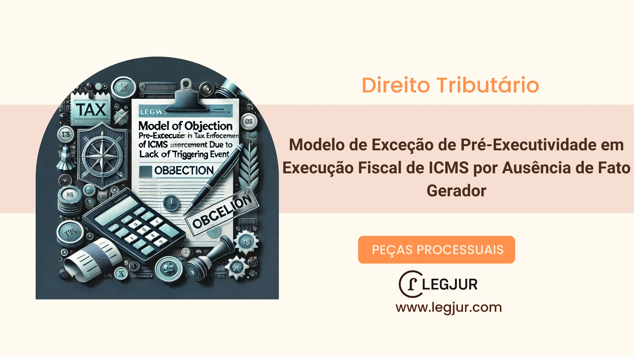 Modelo de Exceção de Pré-Executividade em Execução Fiscal de ICMS por Ausência de Fato Gerador