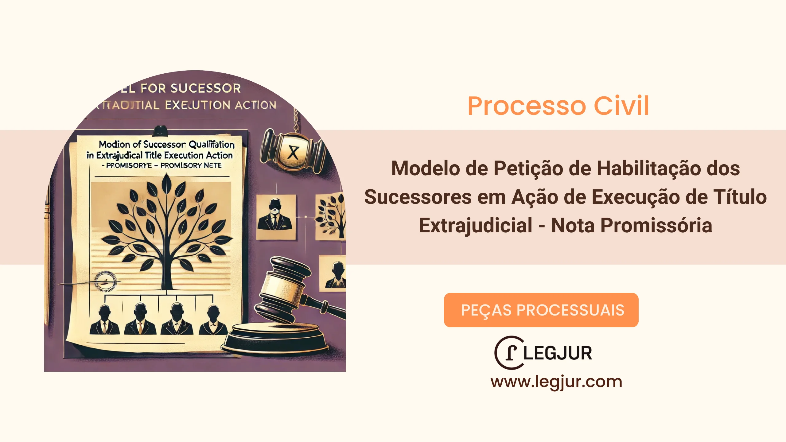 Modelo de Petição de Habilitação dos Sucessores em Ação de Execução de Título Extrajudicial - Nota Promissória