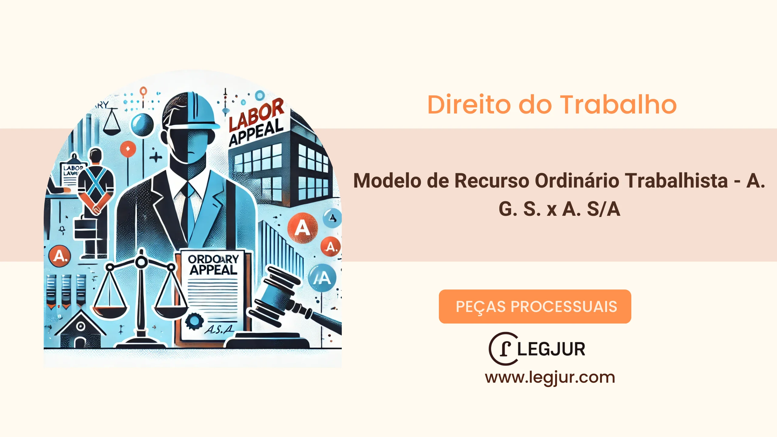 Modelo de Recurso Ordinário Trabalhista - A. G. S. x A. S/A