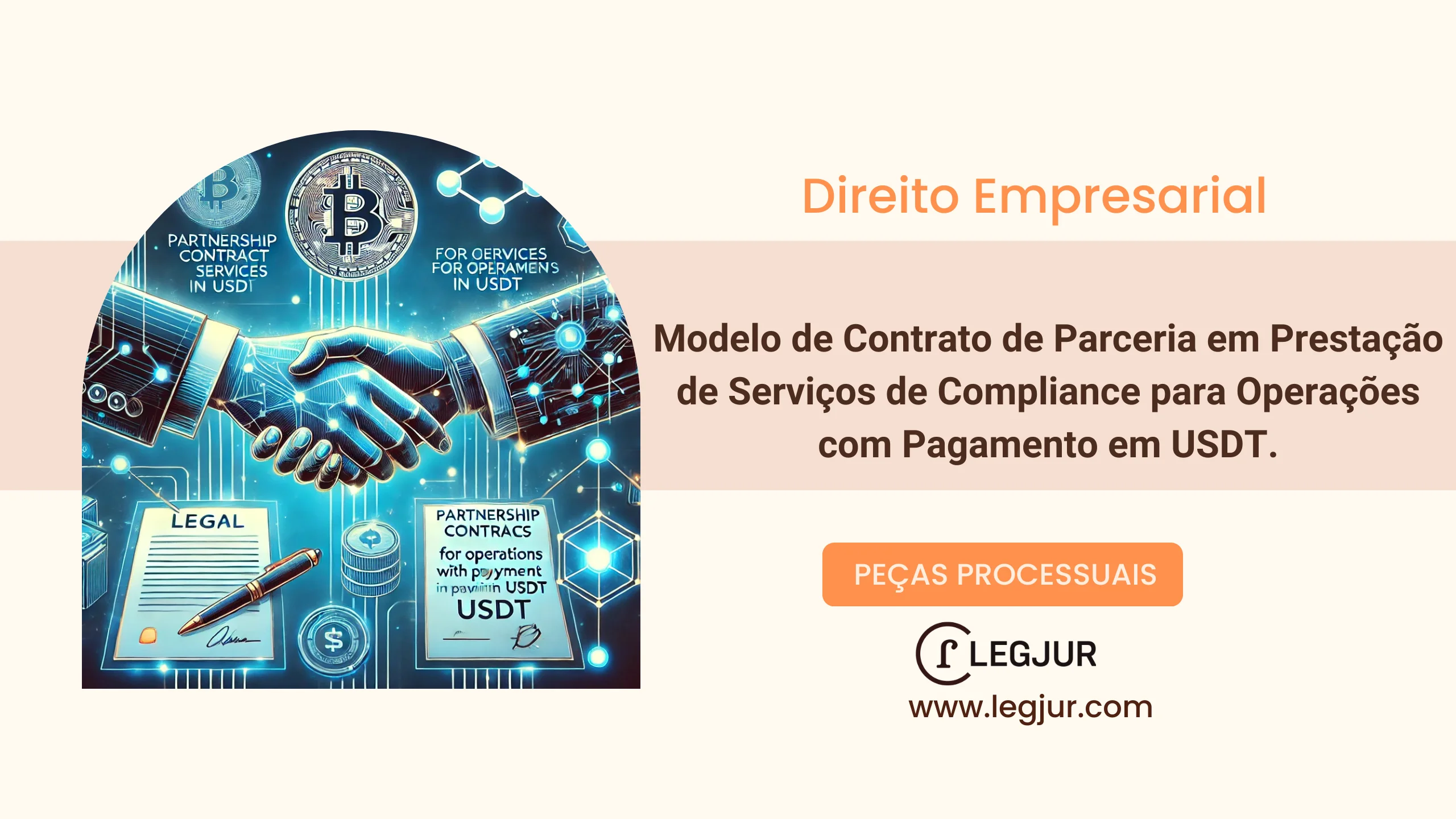 Modelo de Contrato de Parceria em Prestação de Serviços de Compliance para Operações com Pagamento em USDT.