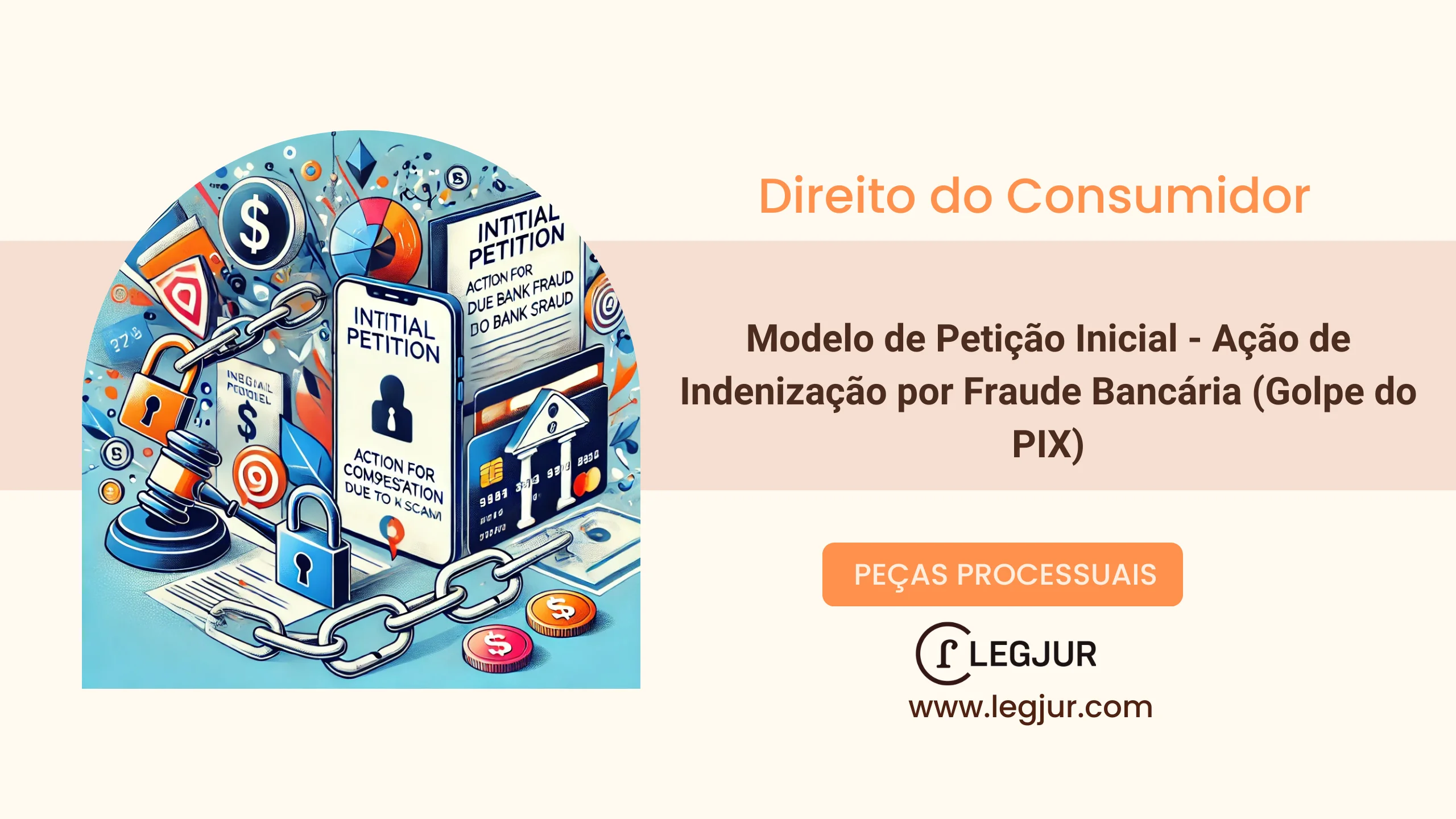 Modelo de Petição Inicial - Ação de Indenização por Fraude Bancária (Golpe do PIX)