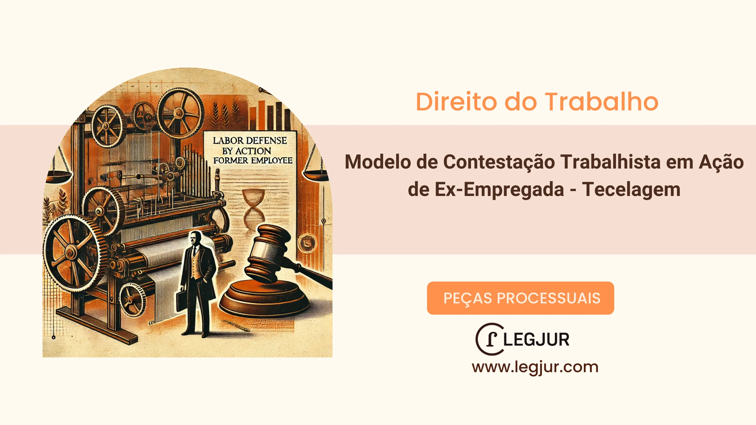 Modelo de Contestação Trabalhista em Ação de Ex-Empregada - Tecelagem Fio de Ouro S.A.