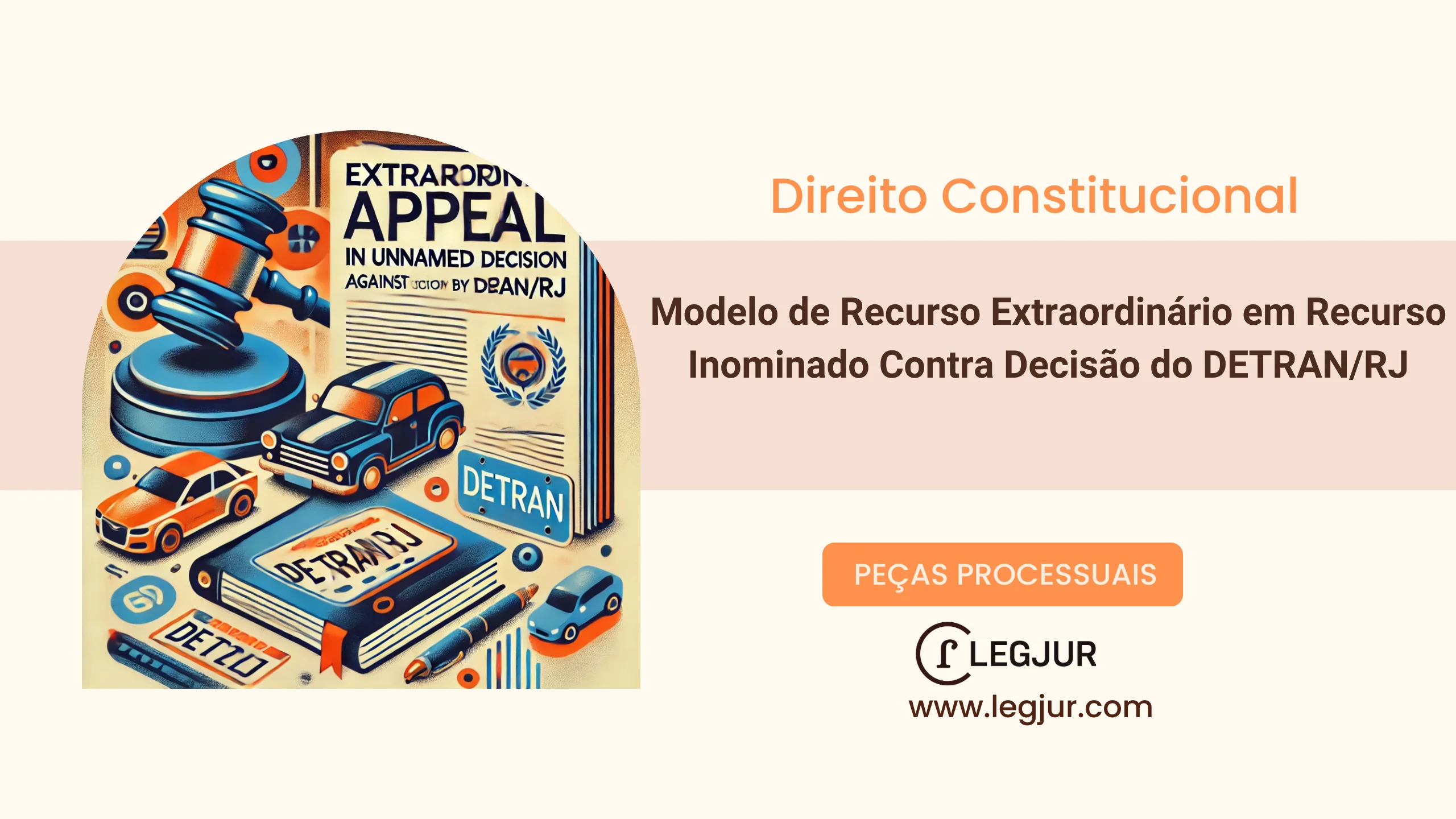 Modelo de Recurso Extraordinário em Recurso Inominado Contra Decisão do DETRAN/RJ