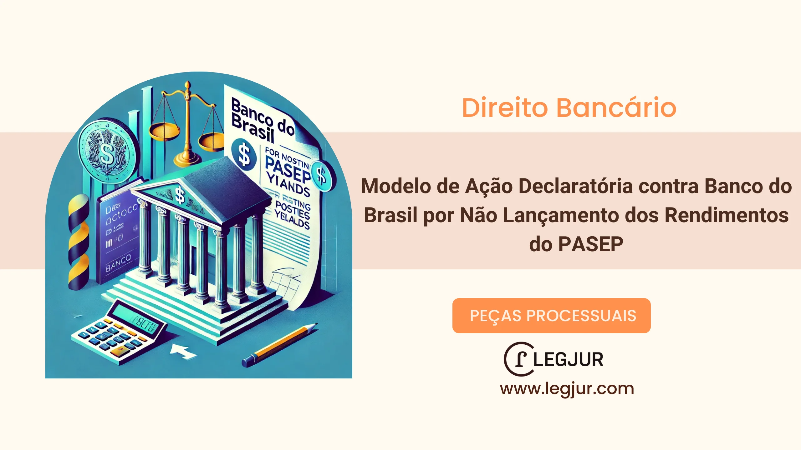 Modelo de Ação Declaratória contra Banco do Brasil por Não Lançamento dos Rendimentos do PASEP