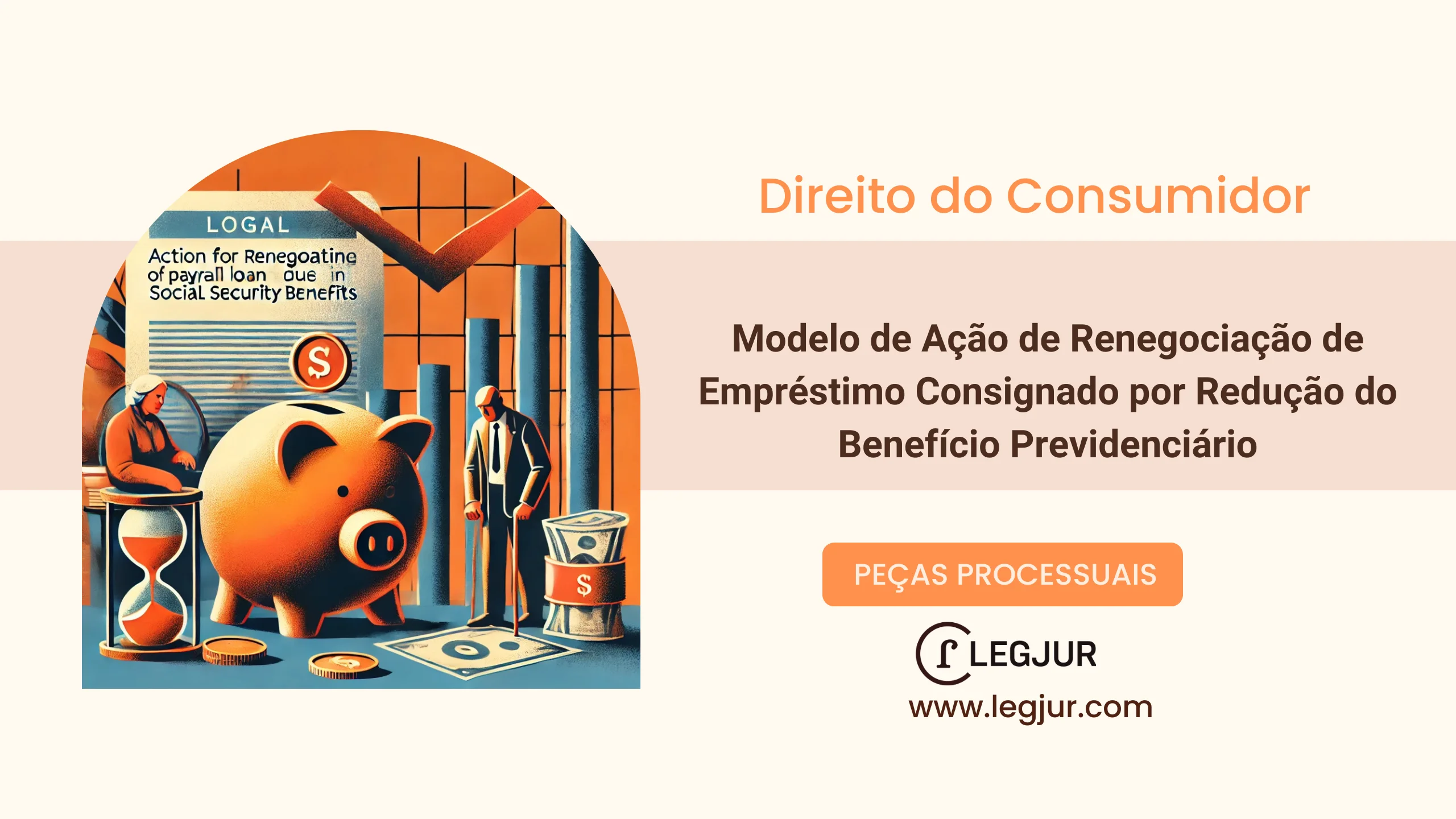 Modelo de Ação de Renegociação de Empréstimo Consignado por Redução do Benefício Previdenciário