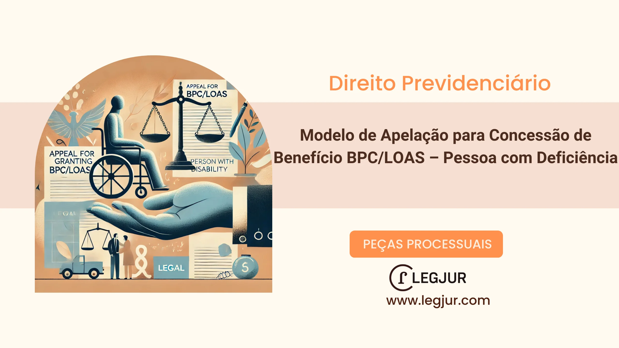 Modelo de Apelação para Concessão de Benefício BPC/LOAS – Pessoa com Deficiência