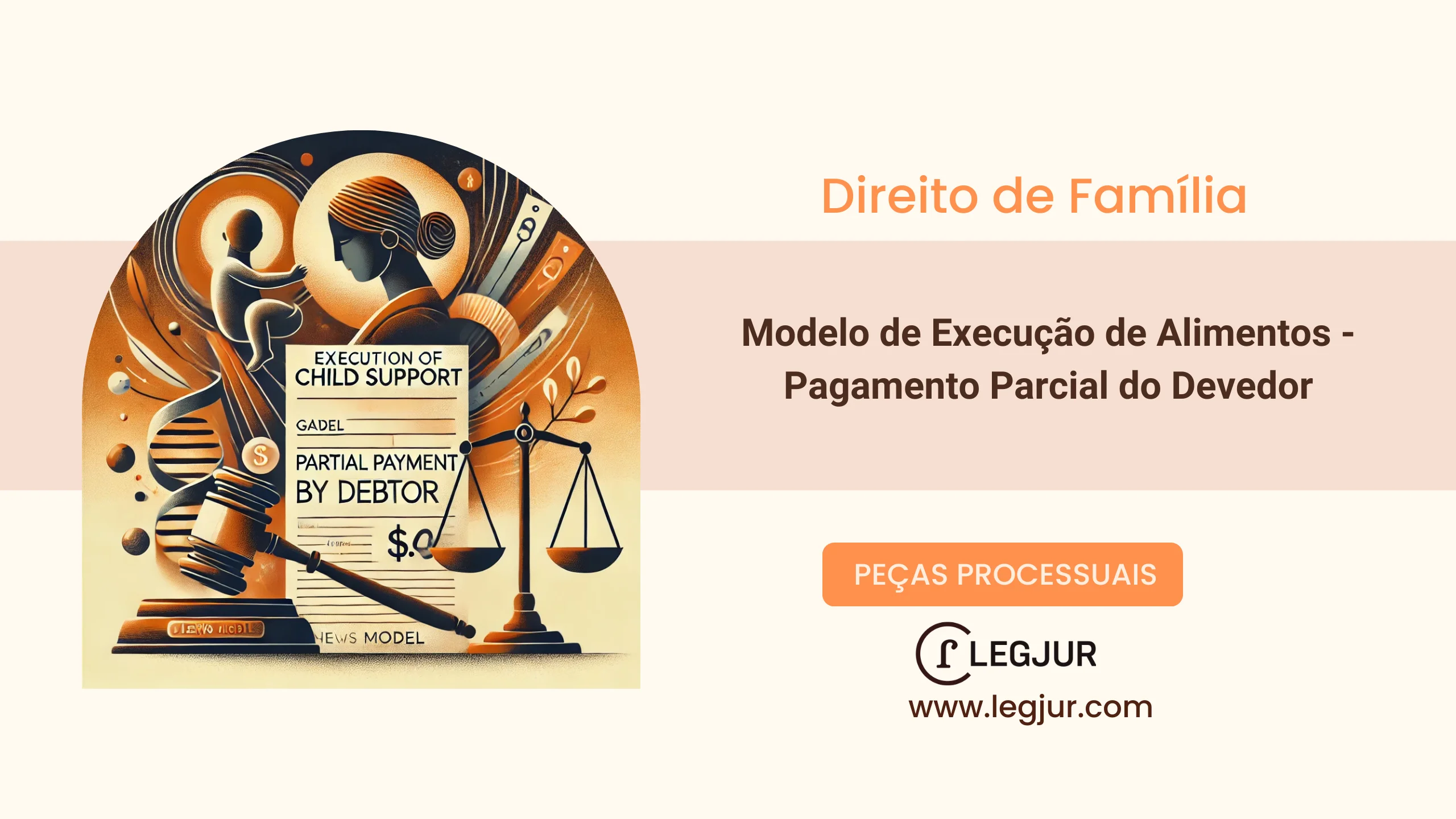 Modelo de Execução de Alimentos - Pagamento Parcial do Devedor