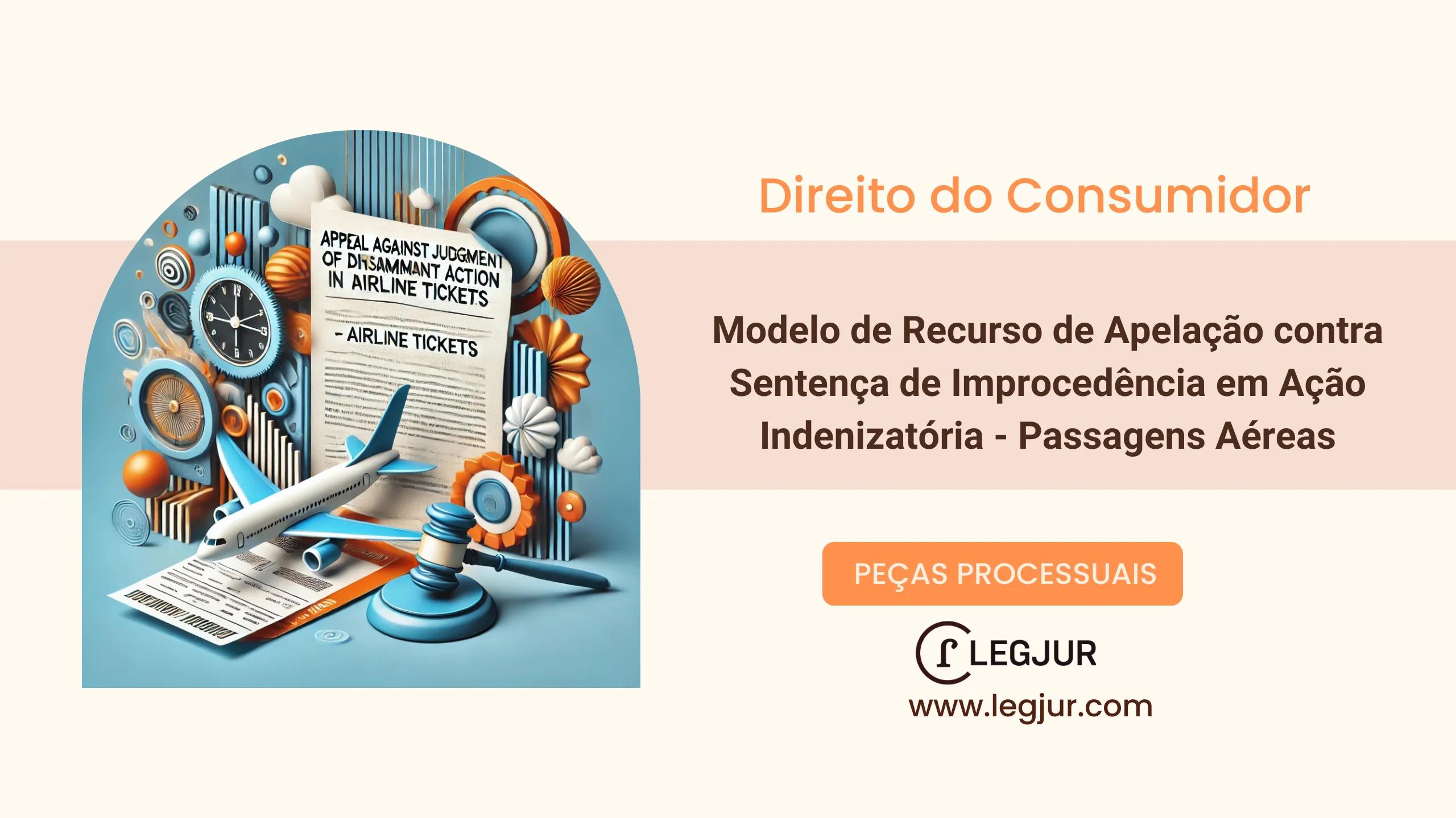 Modelo de Recurso de Apelação contra Sentença de Improcedência em Ação Indenizatória - Passagens Aéreas