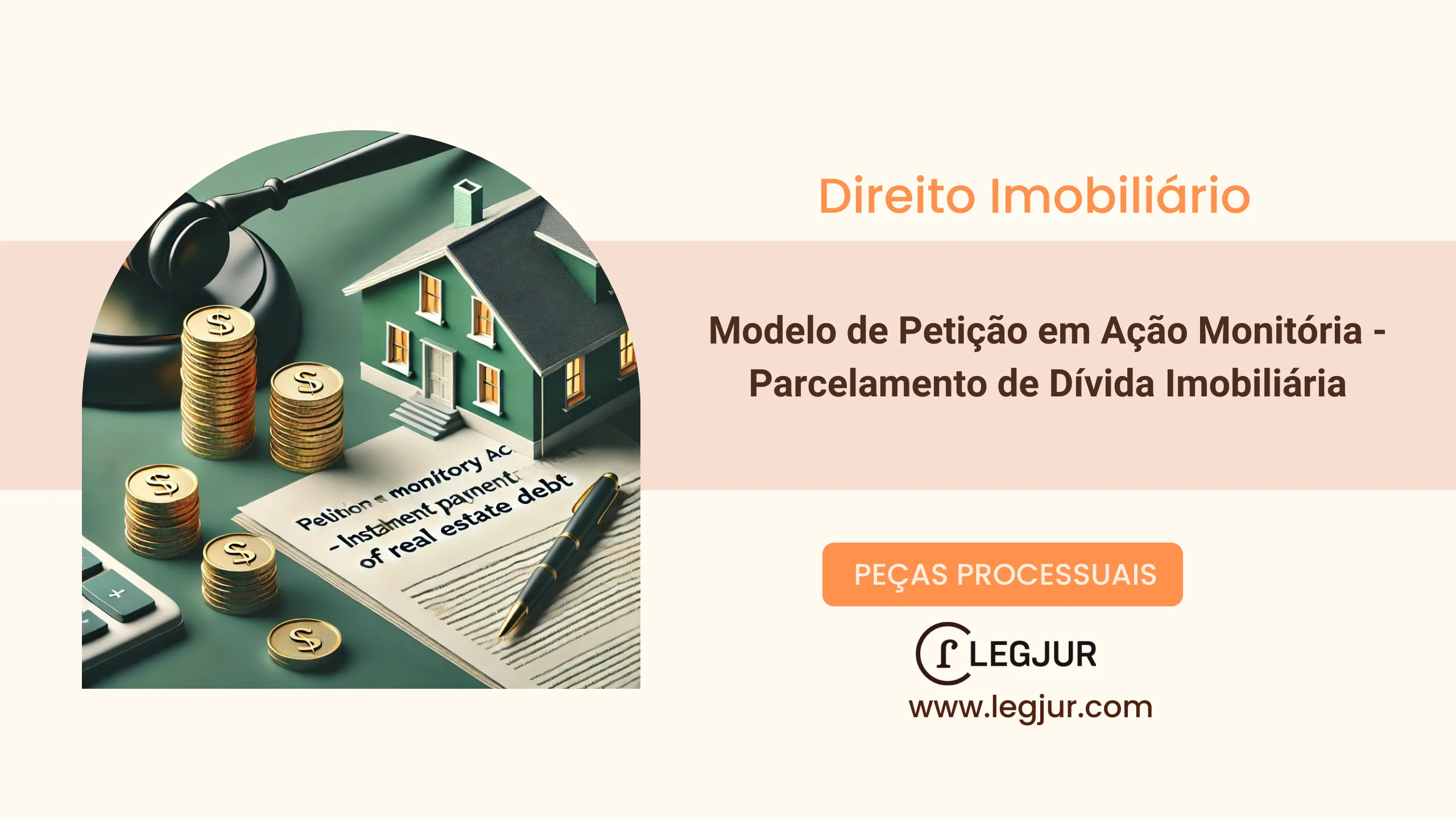 Modelo de Petição em Ação Monitória - Parcelamento de Dívida Imobiliária