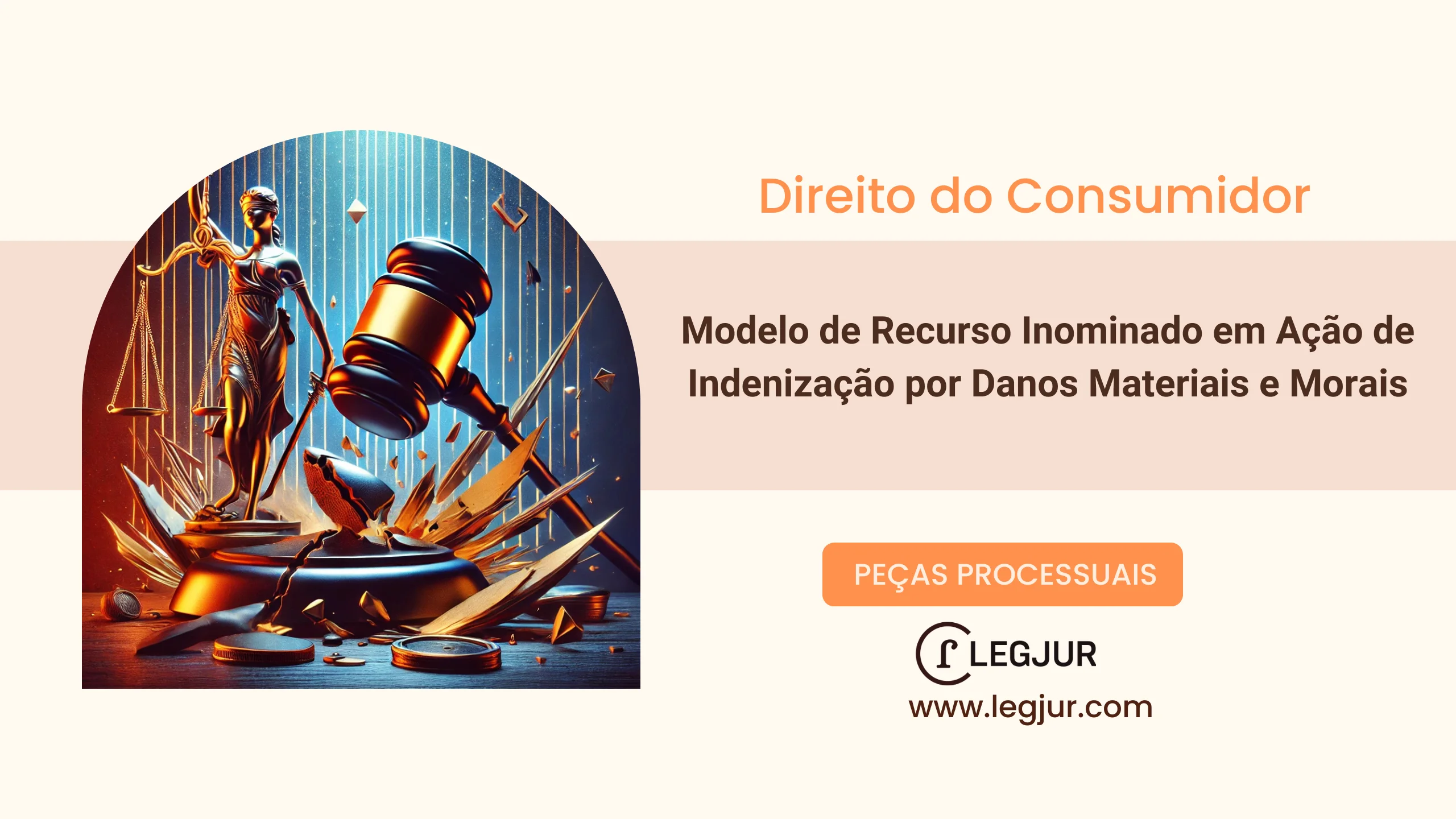 Modelo de Recurso Inominado em Ação de Indenização por Danos Materiais e Morais