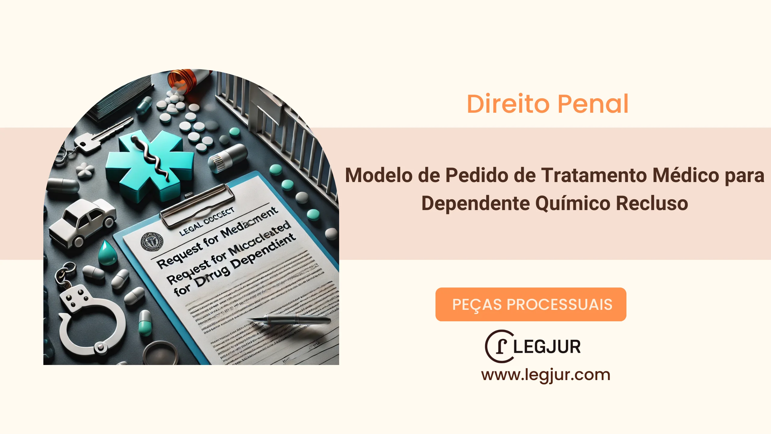 Modelo de Pedido de Tratamento Médico para Dependente Químico Recluso