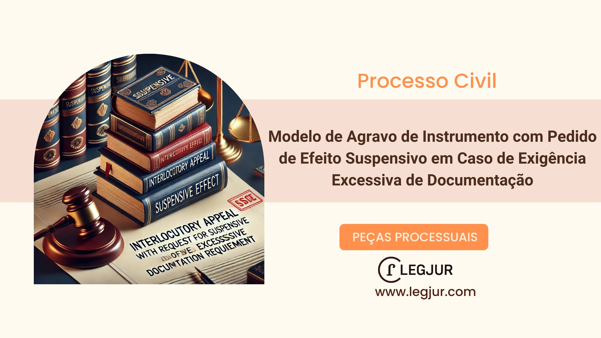 Modelo de Agravo de Instrumento com Pedido de Efeito Suspensivo em Caso de Exigência Excessiva de Documentação