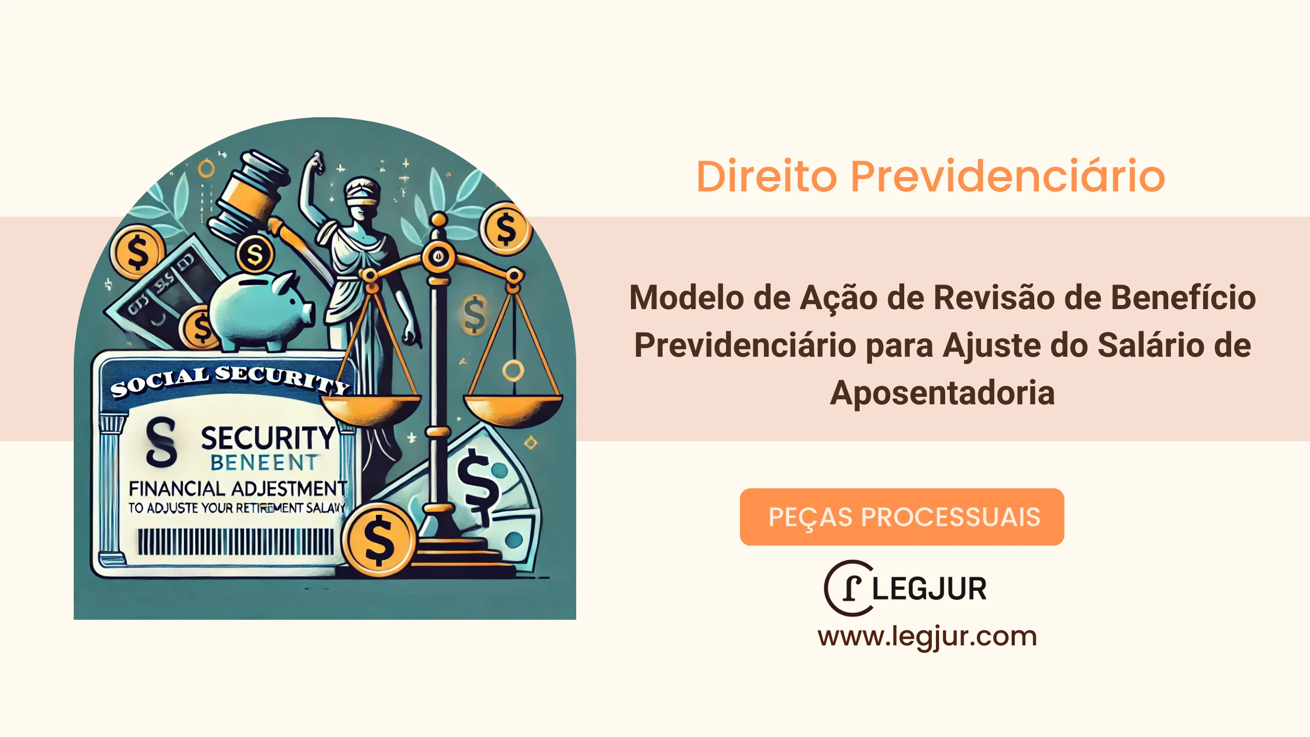 Modelo de Ação de Revisão de Benefício Previdenciário para Ajuste do Salário de Aposentadoria