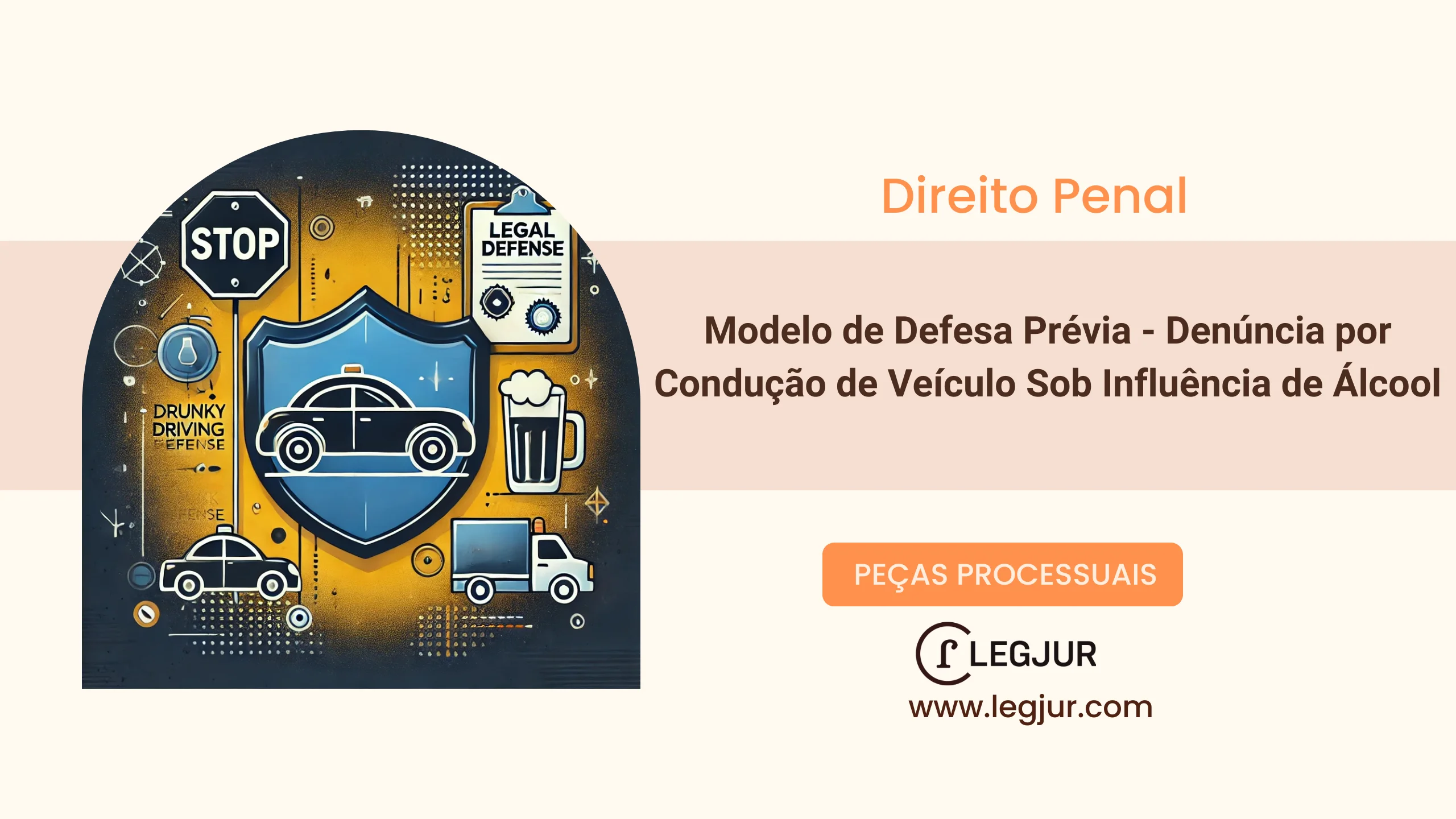 Modelo de Defesa Prévia - Denúncia por Condução de Veículo Sob Influência de Álcool