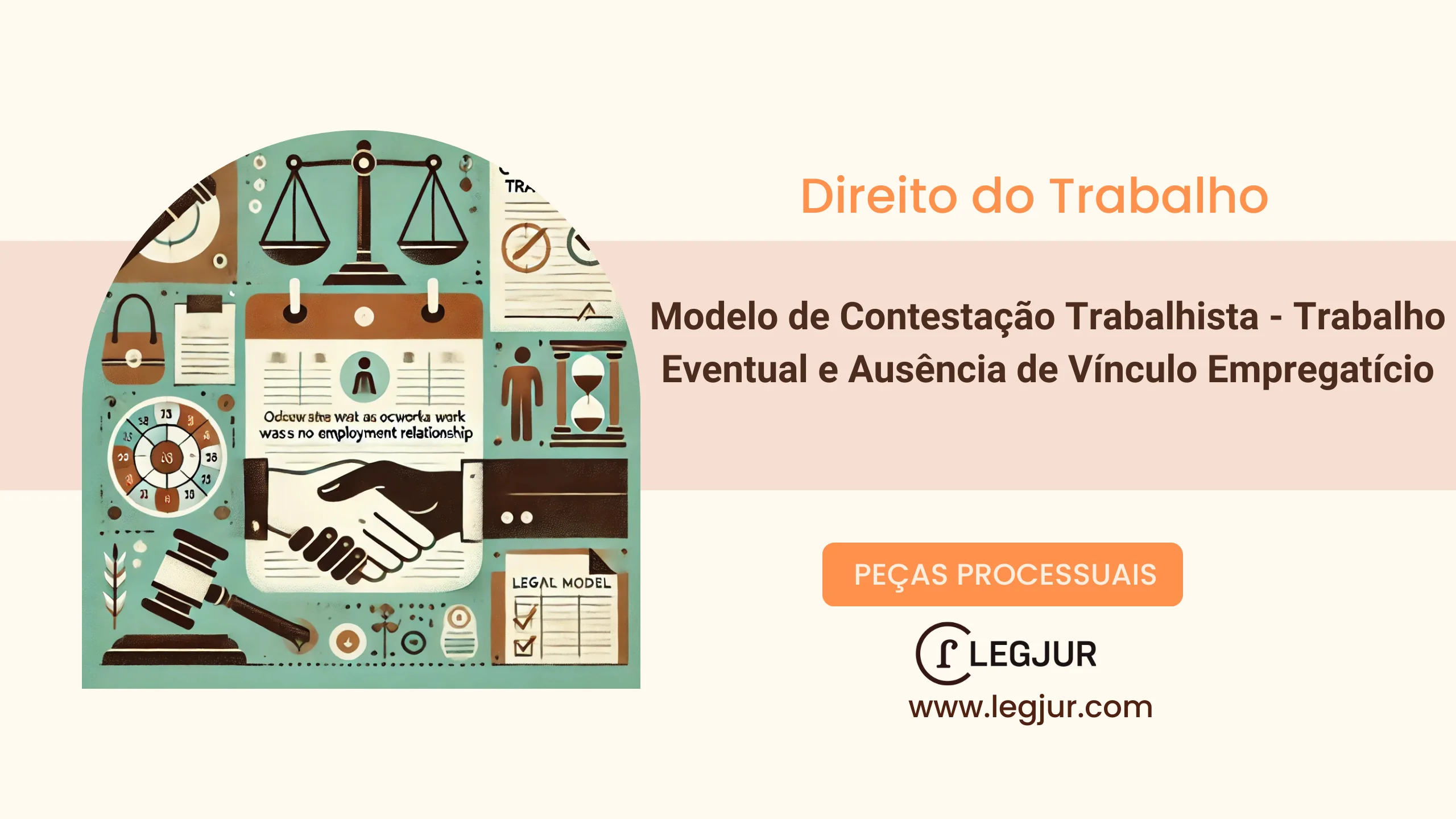 Modelo de Contestação Trabalhista - Trabalho Eventual e Ausência de Vínculo Empregatício