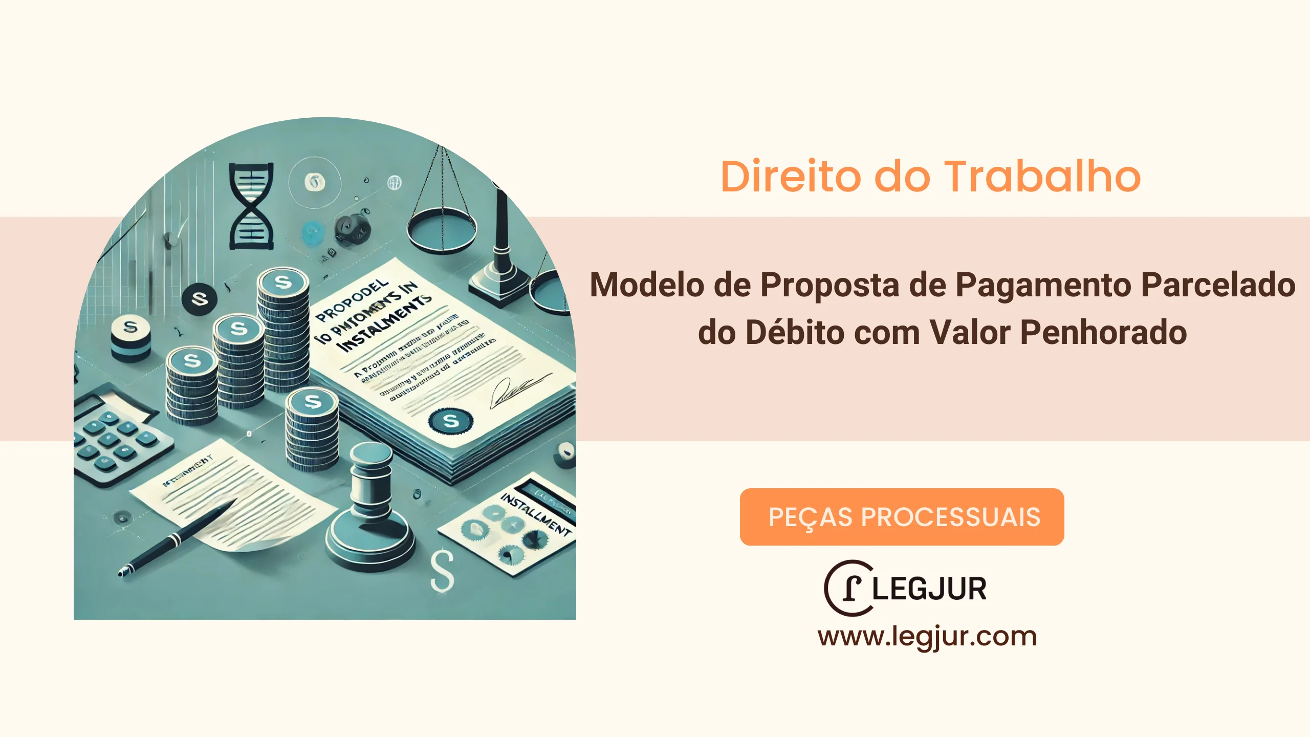 Modelo de Proposta de Pagamento Parcelado do Débito com Valor Penhorado