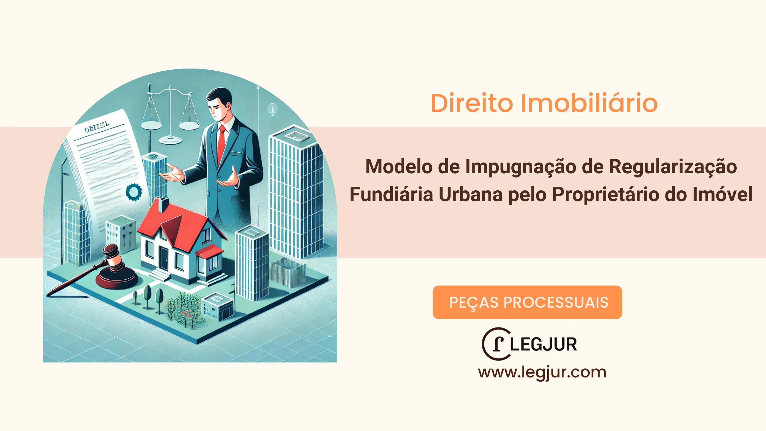 Modelo de Impugnação de Regularização Fundiária Urbana pelo Proprietário do Imóvel