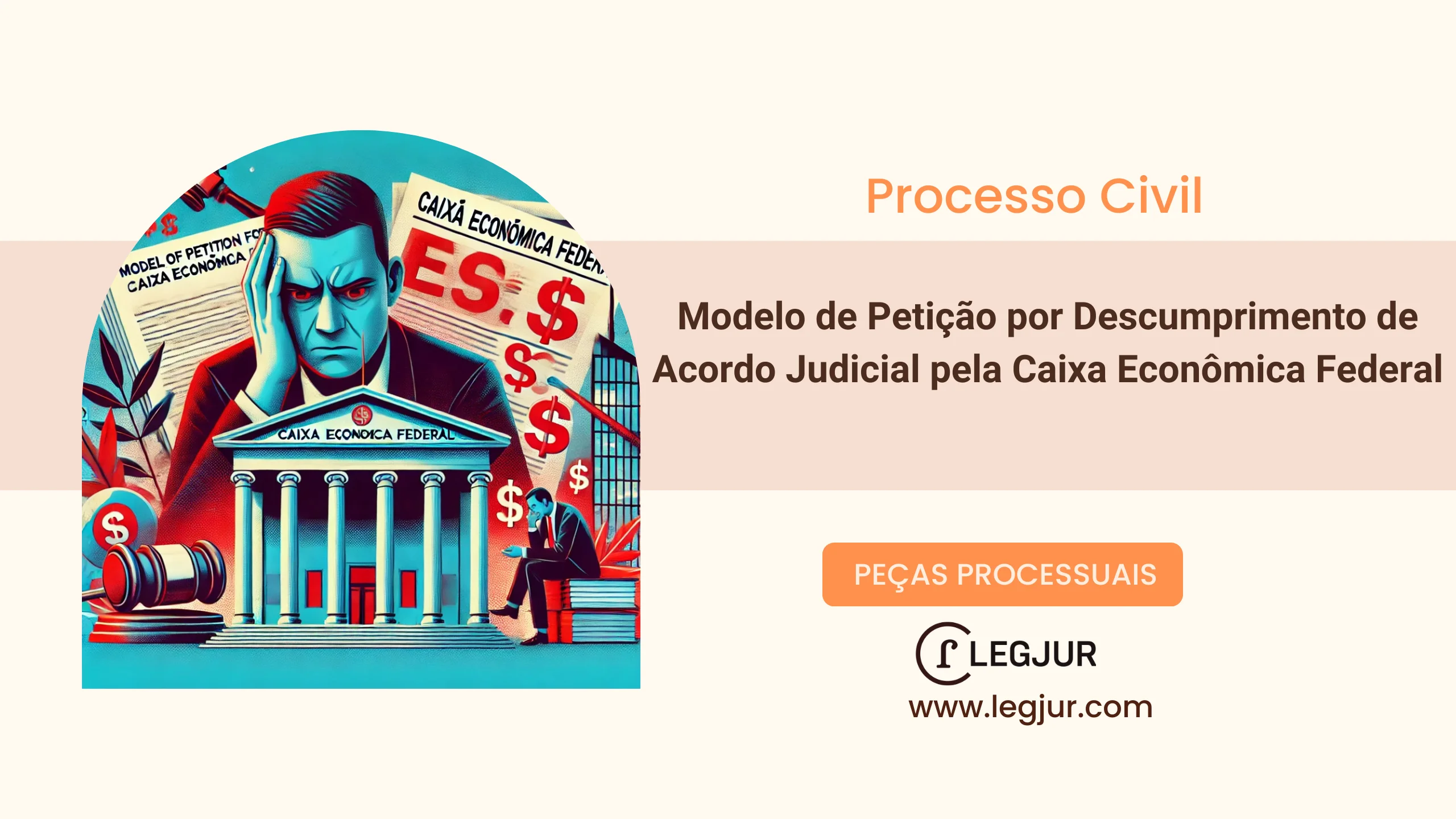 Modelo de Petição por Descumprimento de Acordo Judicial pela Caixa Econômica Federal