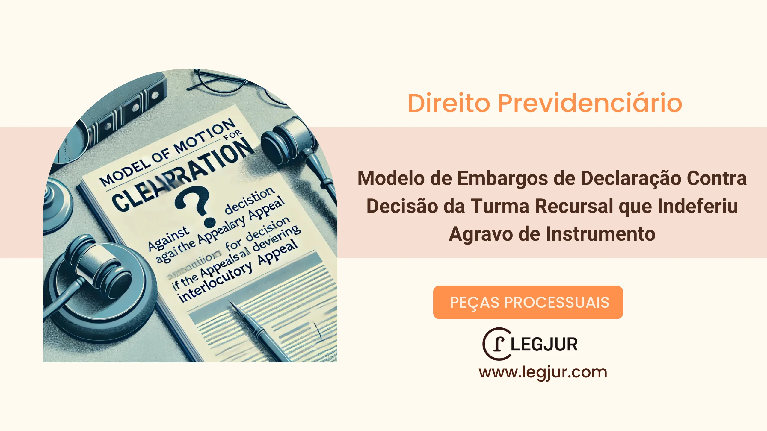 Modelo de Embargos de Declaração Contra Decisão da Turma Recursal que Indeferiu Agravo de Instrumento