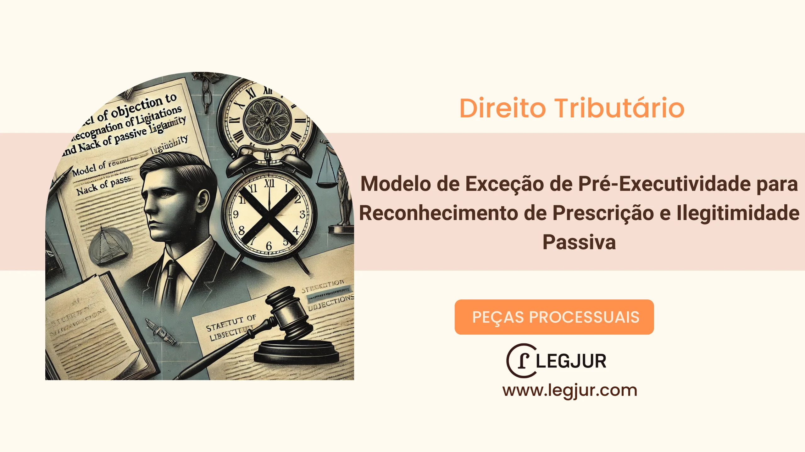 Modelo de Exceção de Pré-Executividade para Reconhecimento de Prescrição e Ilegitimidade Passiva