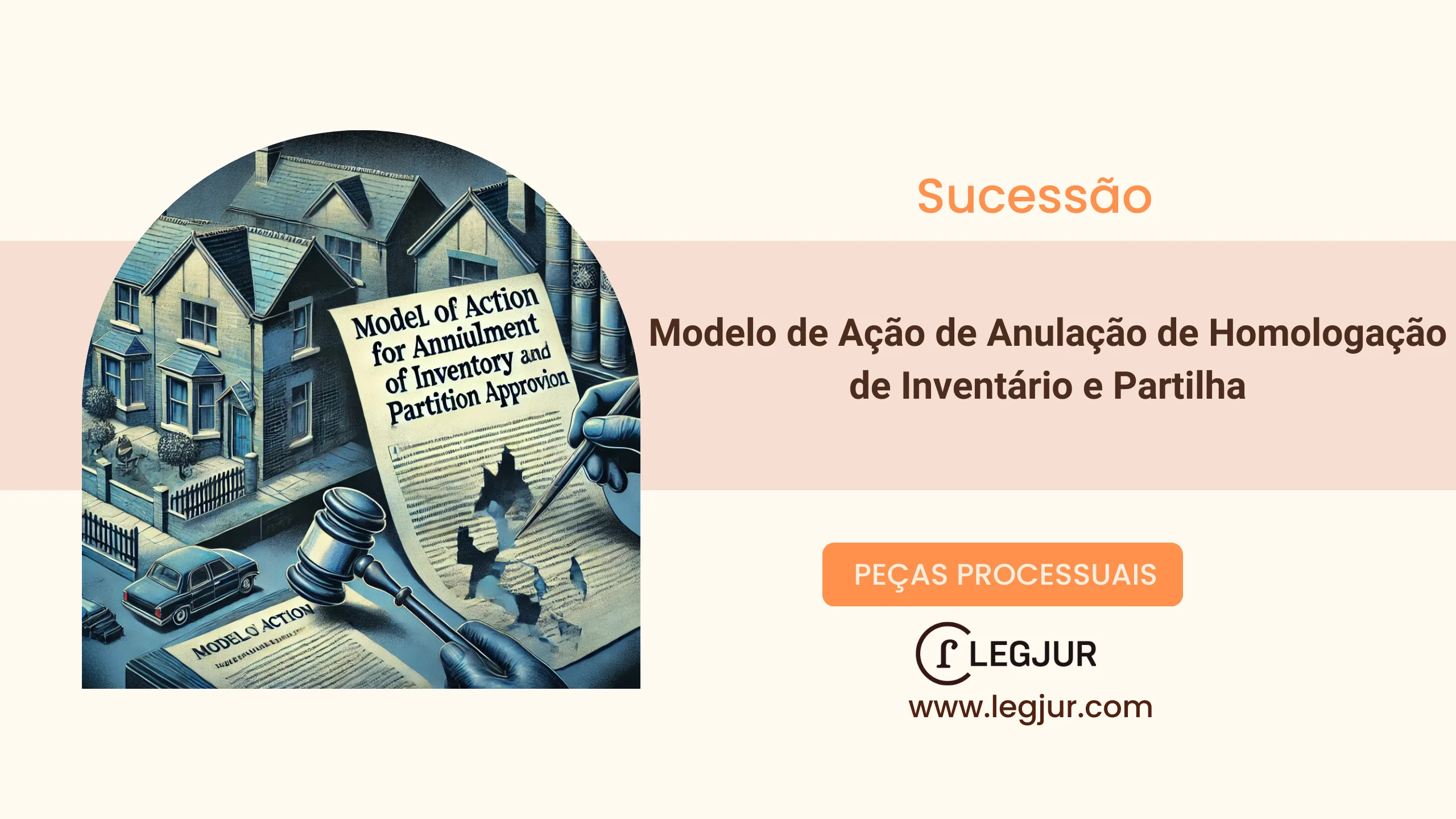 Modelo de Ação de Anulação de Homologação de Inventário e Partilha