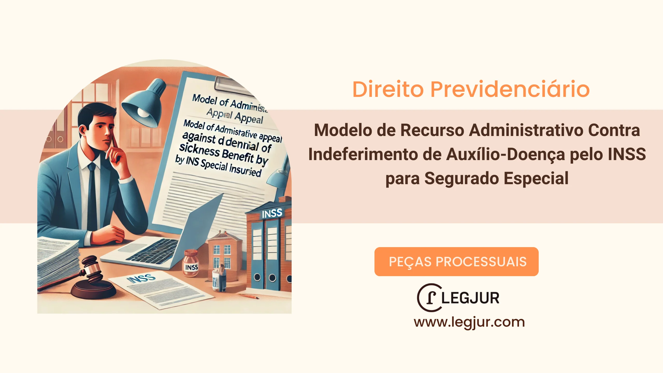 Modelo de Recurso Administrativo Contra Indeferimento de Auxílio-Doença pelo INSS para Segurado Especial