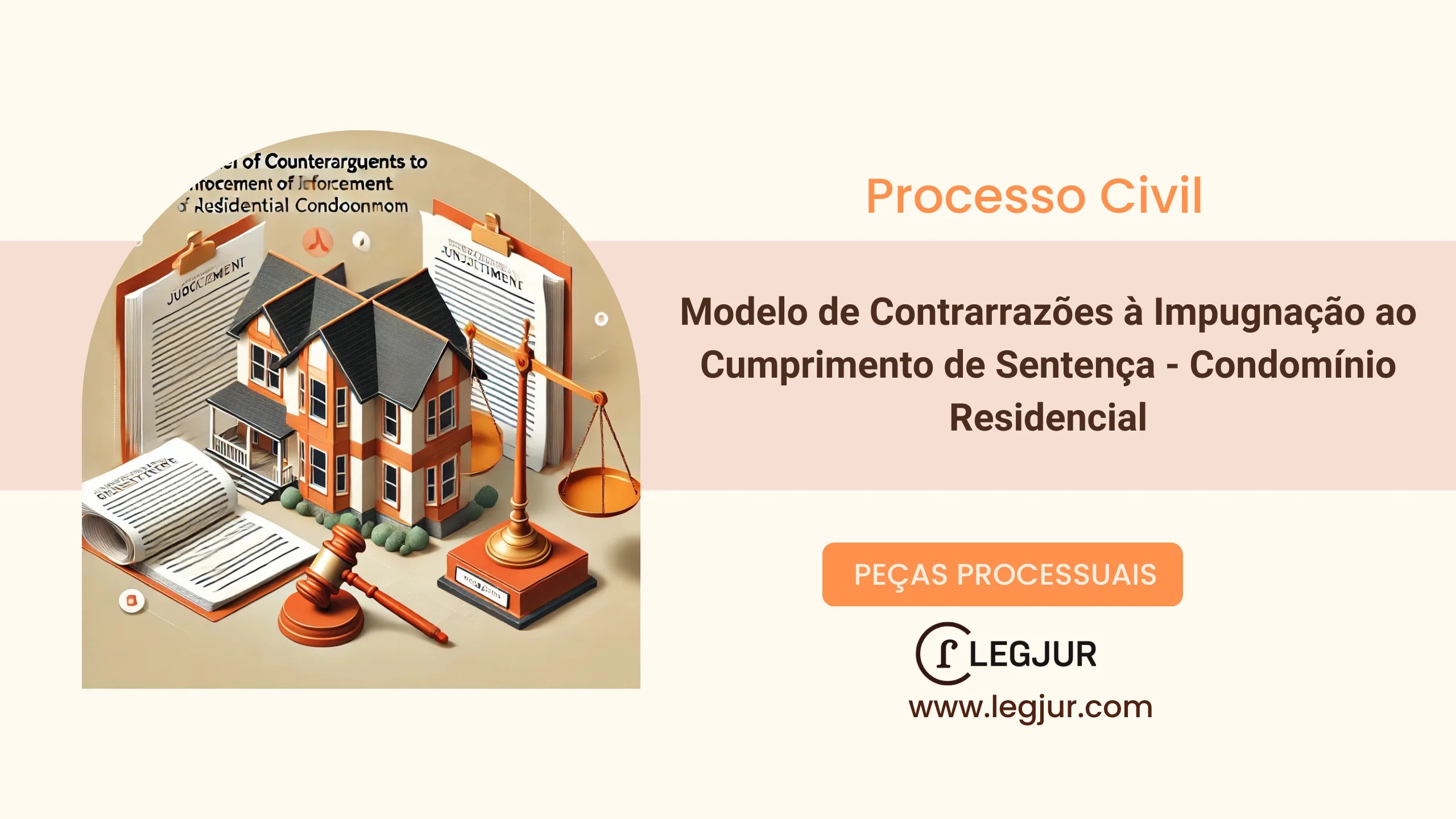 Modelo de Contrarrazões à Impugnação ao Cumprimento de Sentença - Condomínio Residencial