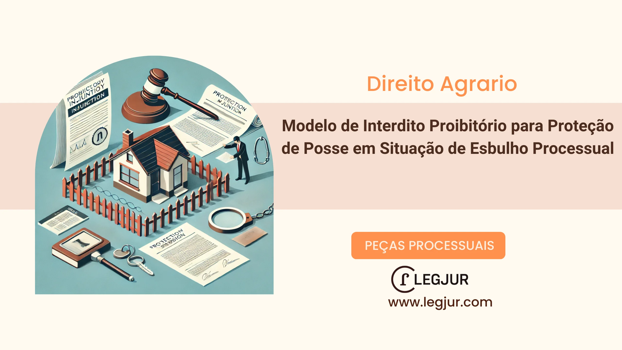 Modelo de Interdito Proibitório para Proteção de Posse em Situação de Esbulho Processual