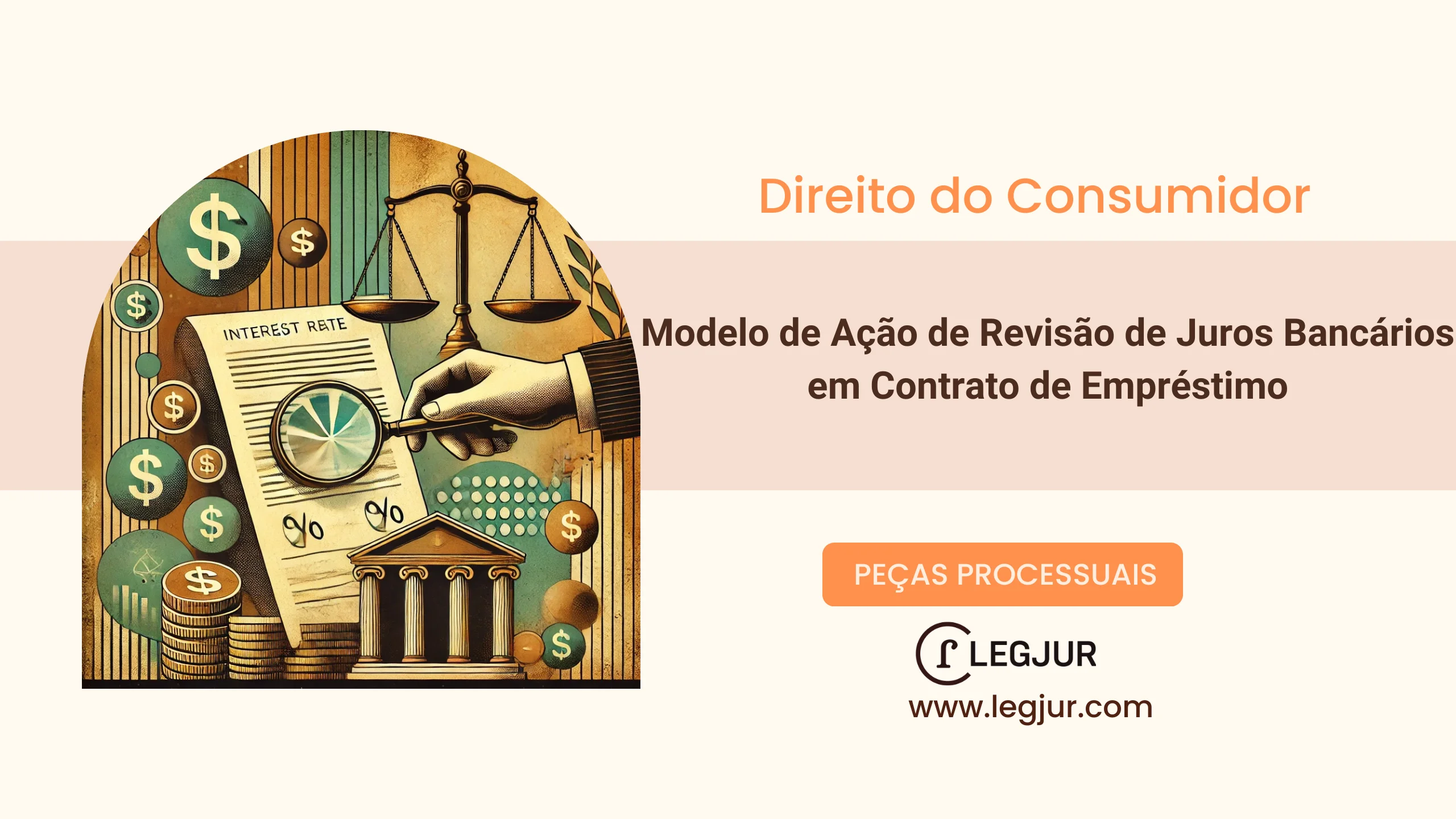 Modelo de Ação de Revisão de Juros Bancários em Contrato de Empréstimo