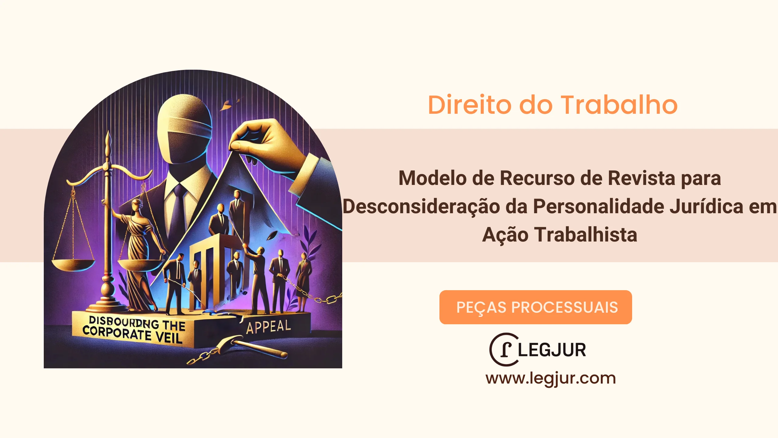 Modelo de Recurso de Revista para Desconsideração da Personalidade Jurídica em Ação Trabalhista