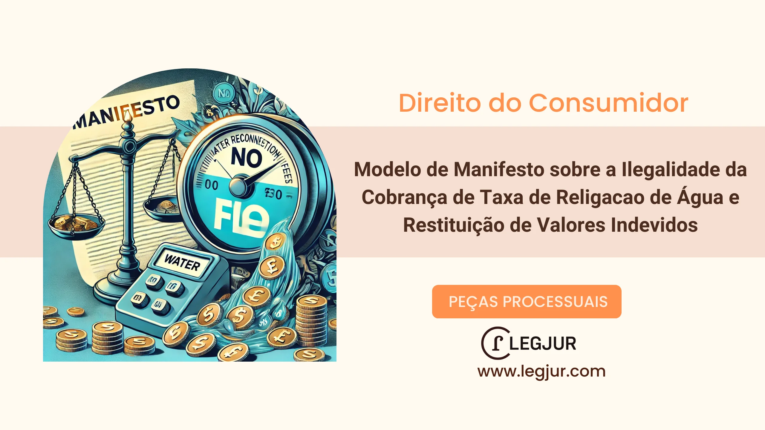 Modelo de Manifesto sobre a Ilegalidade da Cobrança de Taxa de Religacao de Água e Restituição de Valores Indevidos