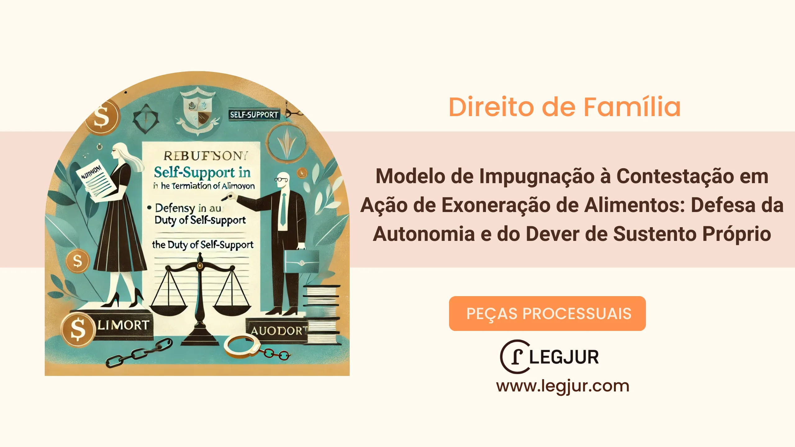 Modelo de Impugnação à Contestação em Ação de Exoneração de Alimentos: Defesa da Autonomia e do Dever de Sustento Próprio