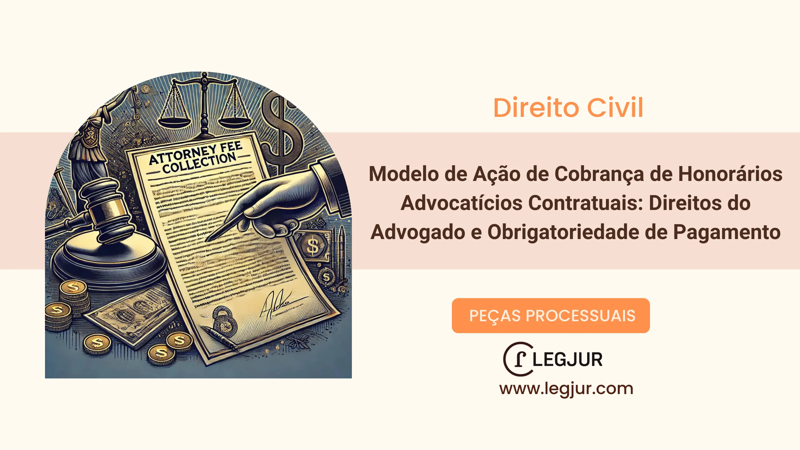 Modelo de Ação de Cobrança de Honorários Advocatícios Contratuais: Direitos do Advogado e Obrigatoriedade de Pagamento