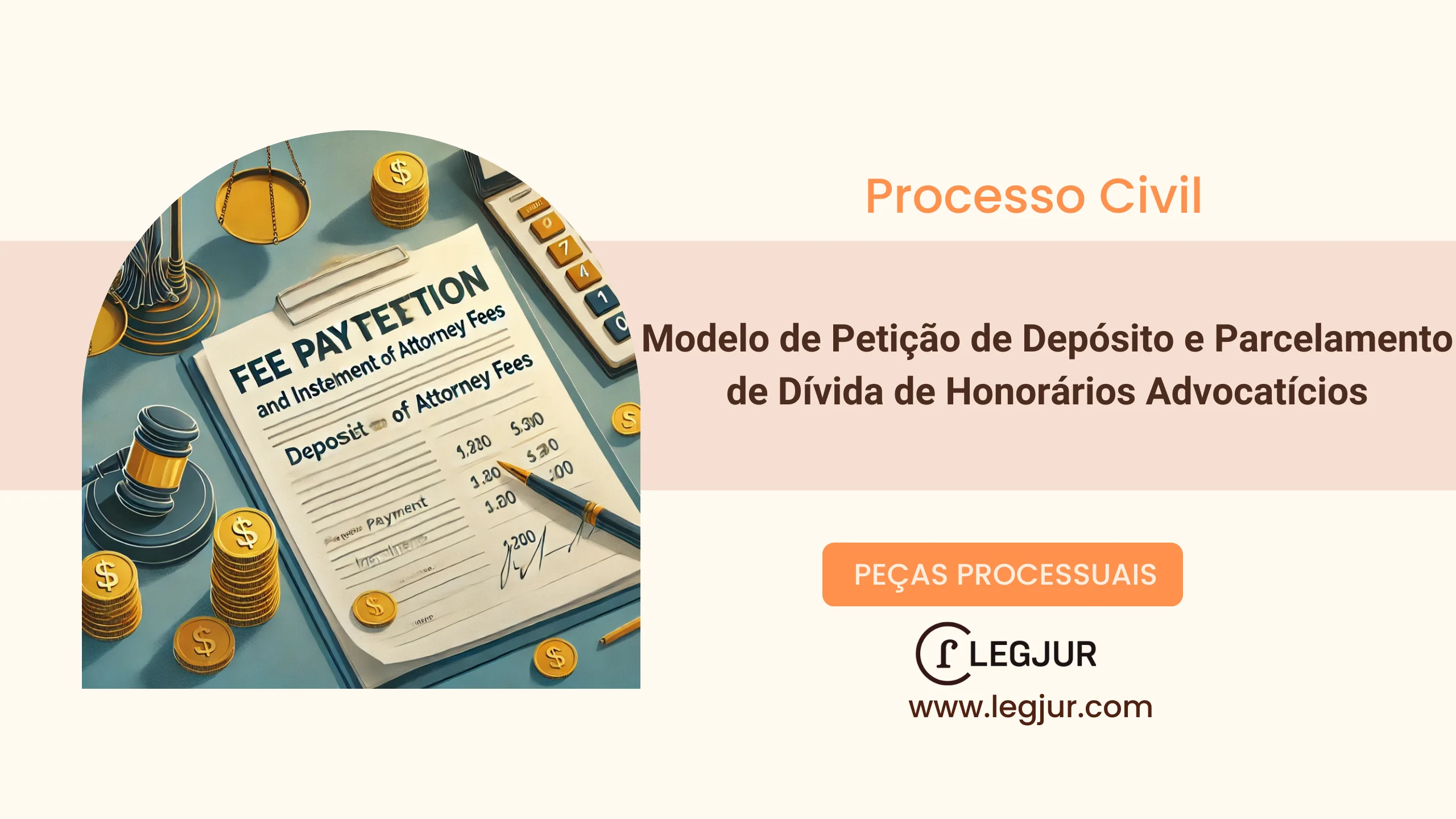 Modelo de Petição de Depósito e Parcelamento de Dívida de Honorários Advocatícios